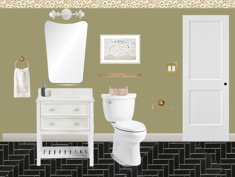 Powder Room Overhaul - Pt 1. — Otis Interiors - Full Service Design and ...