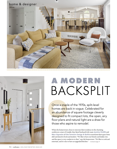 Otis Interiors Featured in Our Homes Magazine Winter 2024 / 25