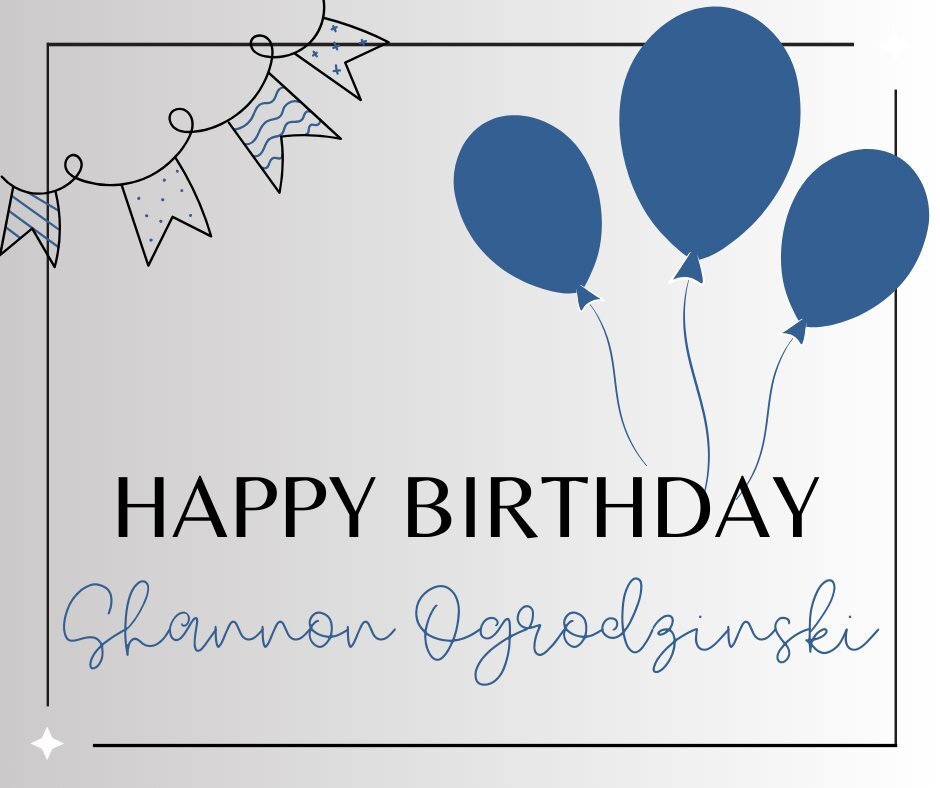 🎉🎂 Happy Birthday Shannon Ogrodzinski ! 🎂🎉

Enjoy your day to the fullest! We are grateful to have you as part of our Triple Point family.

#HappyBirthday #Celebration #Team 
#watertreatment #industrialwatertreatment #healthcare #commercial #wate