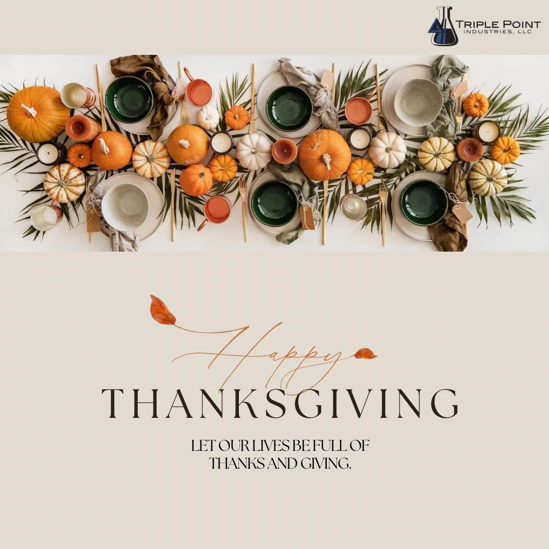 Happy Thanksgiving! We hope everyone is surrounded by love and football! 🤎🦃🏈

Just a reminder Triple Point is closed today and tomorrow, but feel free to leave us a voicemail or shoot us an email!

(205)328-0808