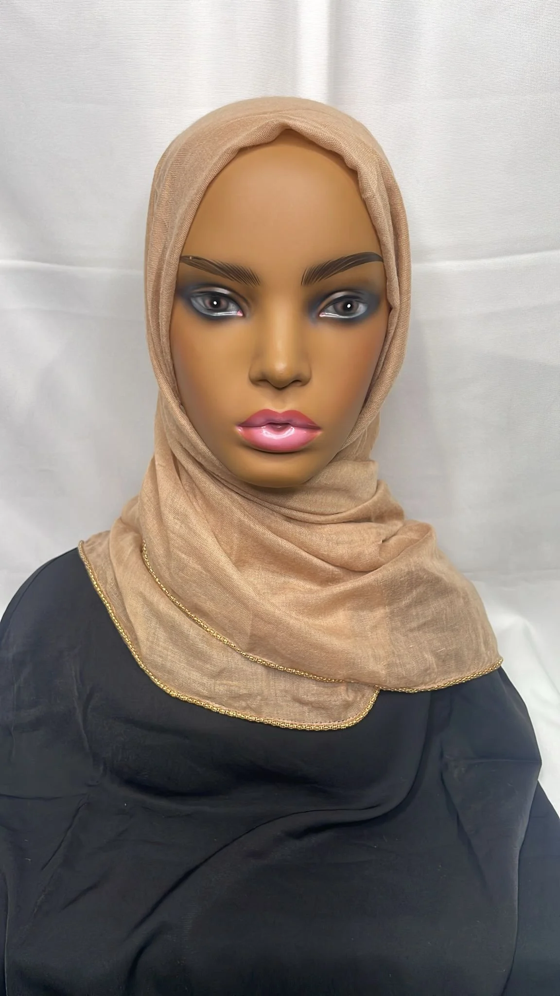 Chain Edge Viscose- Sand
