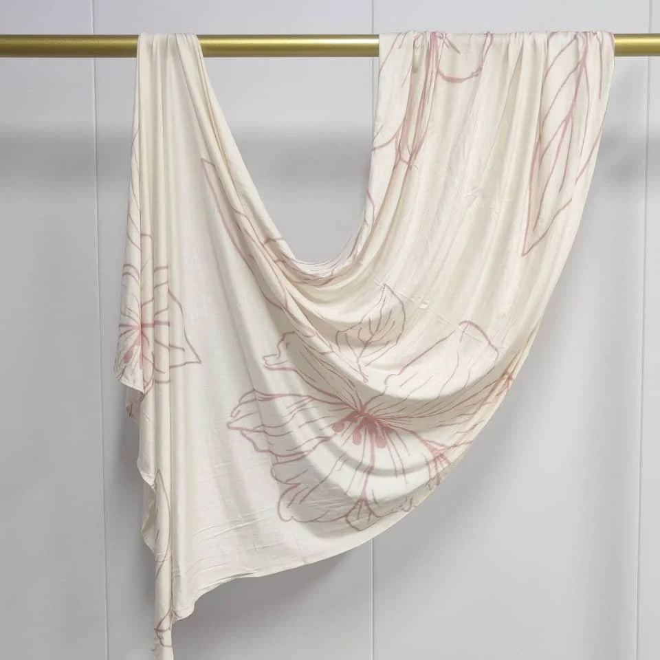 Soft Petal – Printed Jersey Hijab