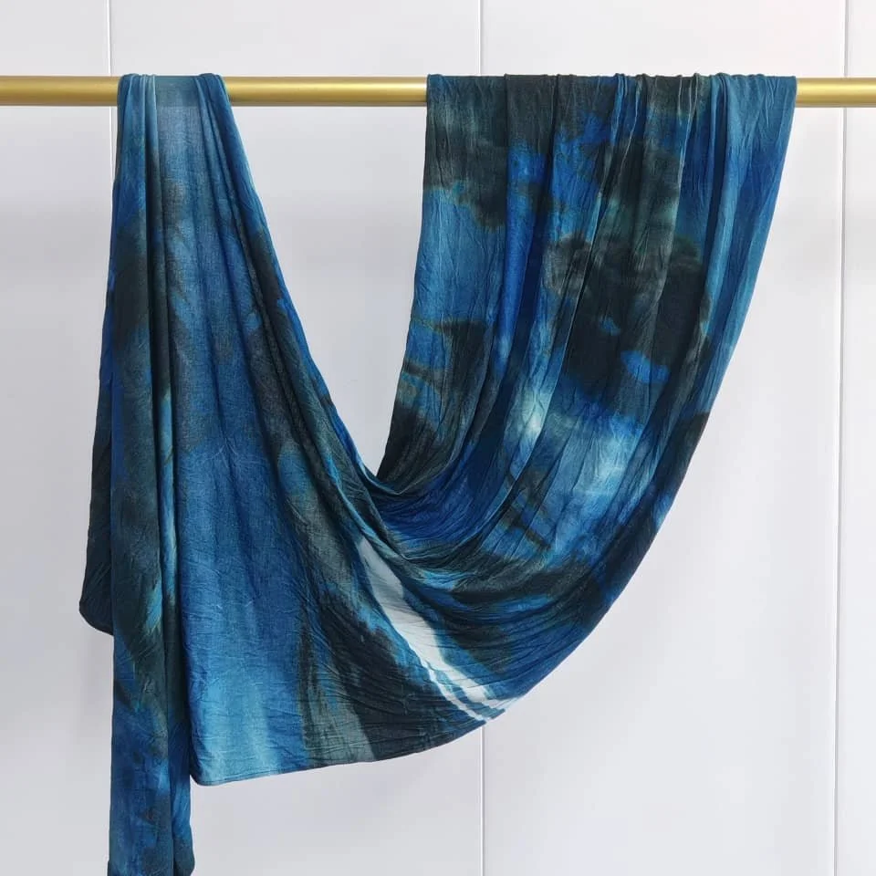 Ocean Drift – Printed Jersey Hijab