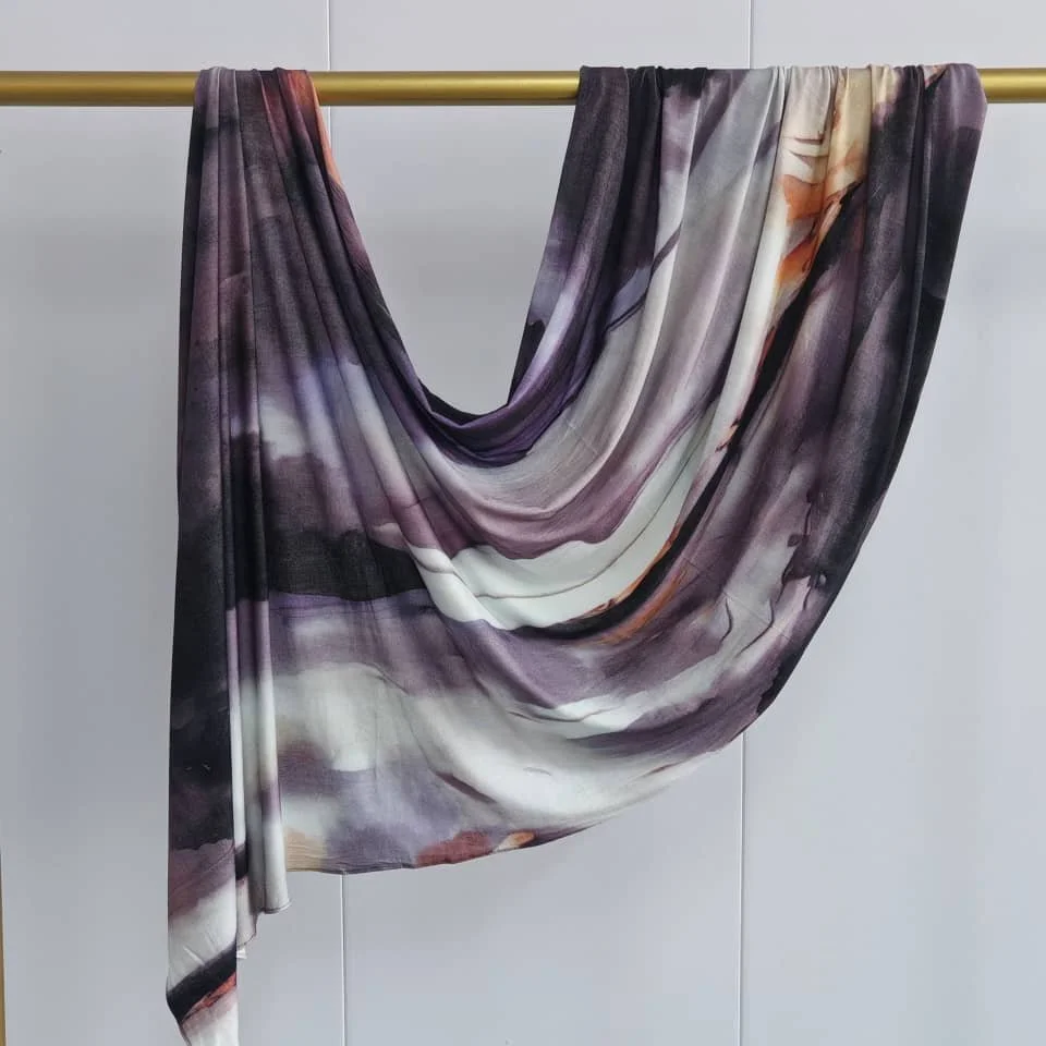 Twilight Veil – Printed Jersey Hijab