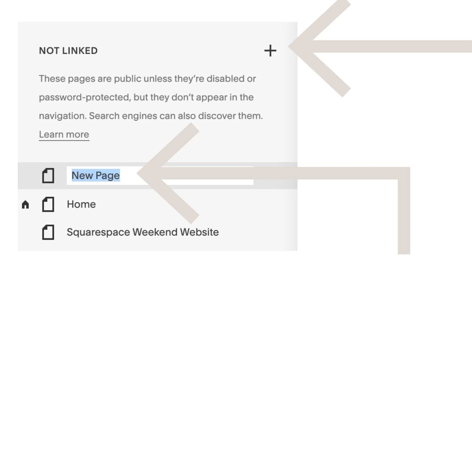 Step 1 - Add a New Page