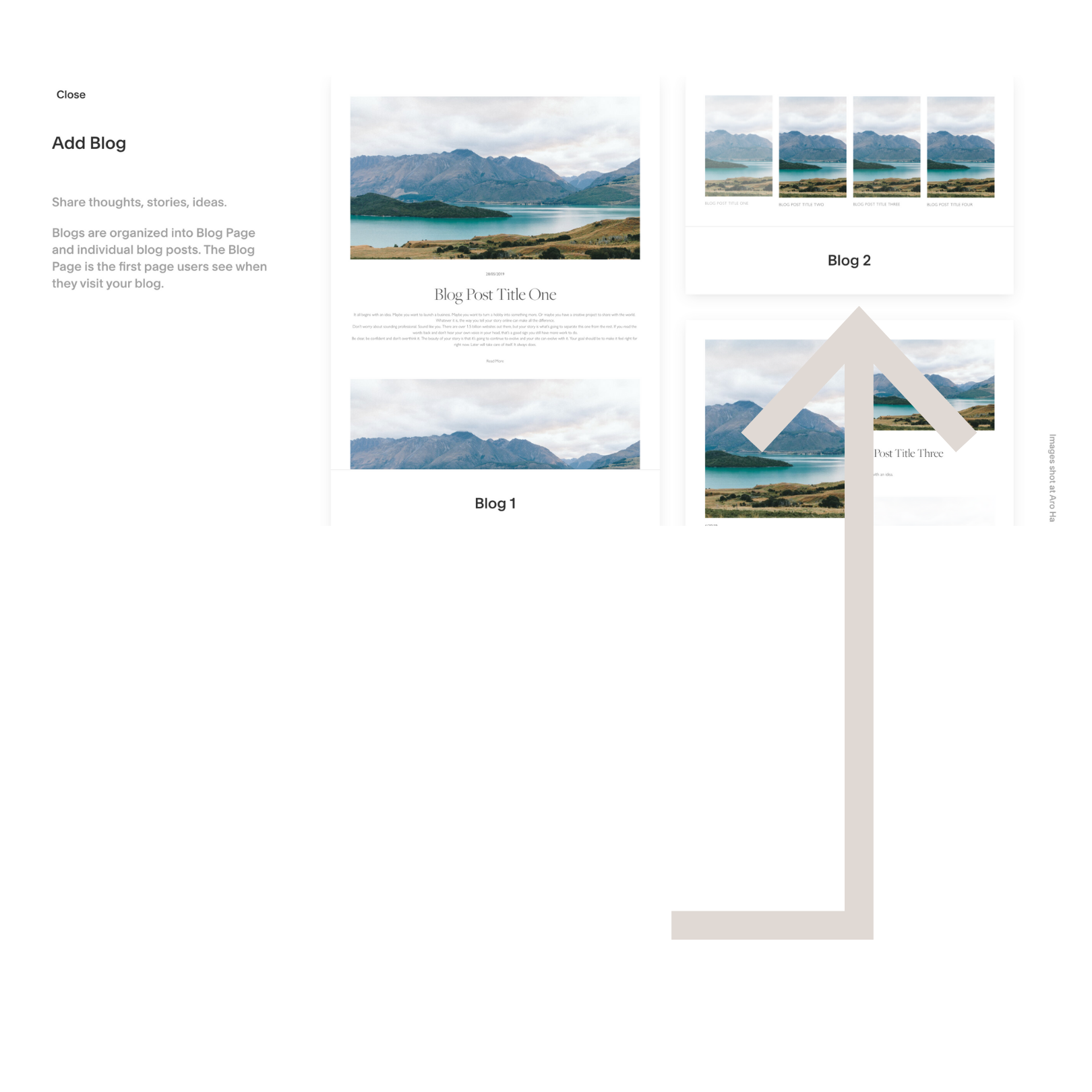 Add any type of blog