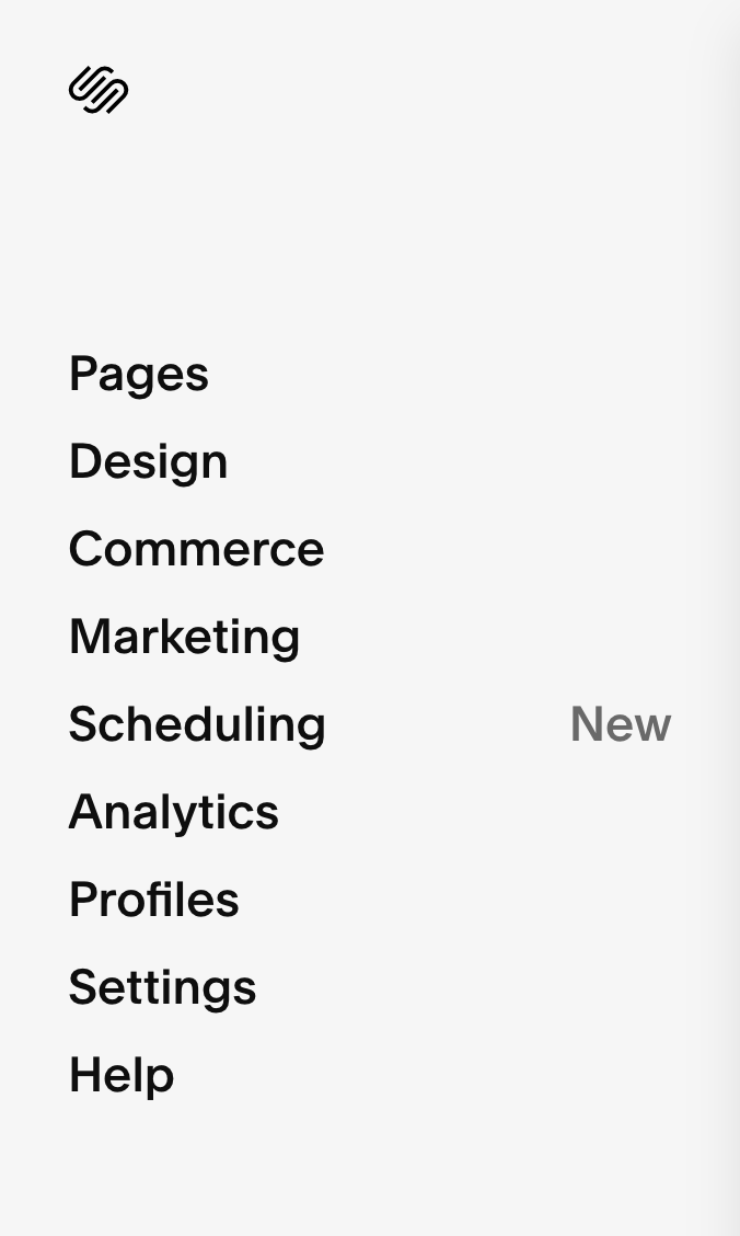 How to upload your Squarespace Favicon - Step 1:From your side menu head to "Design"