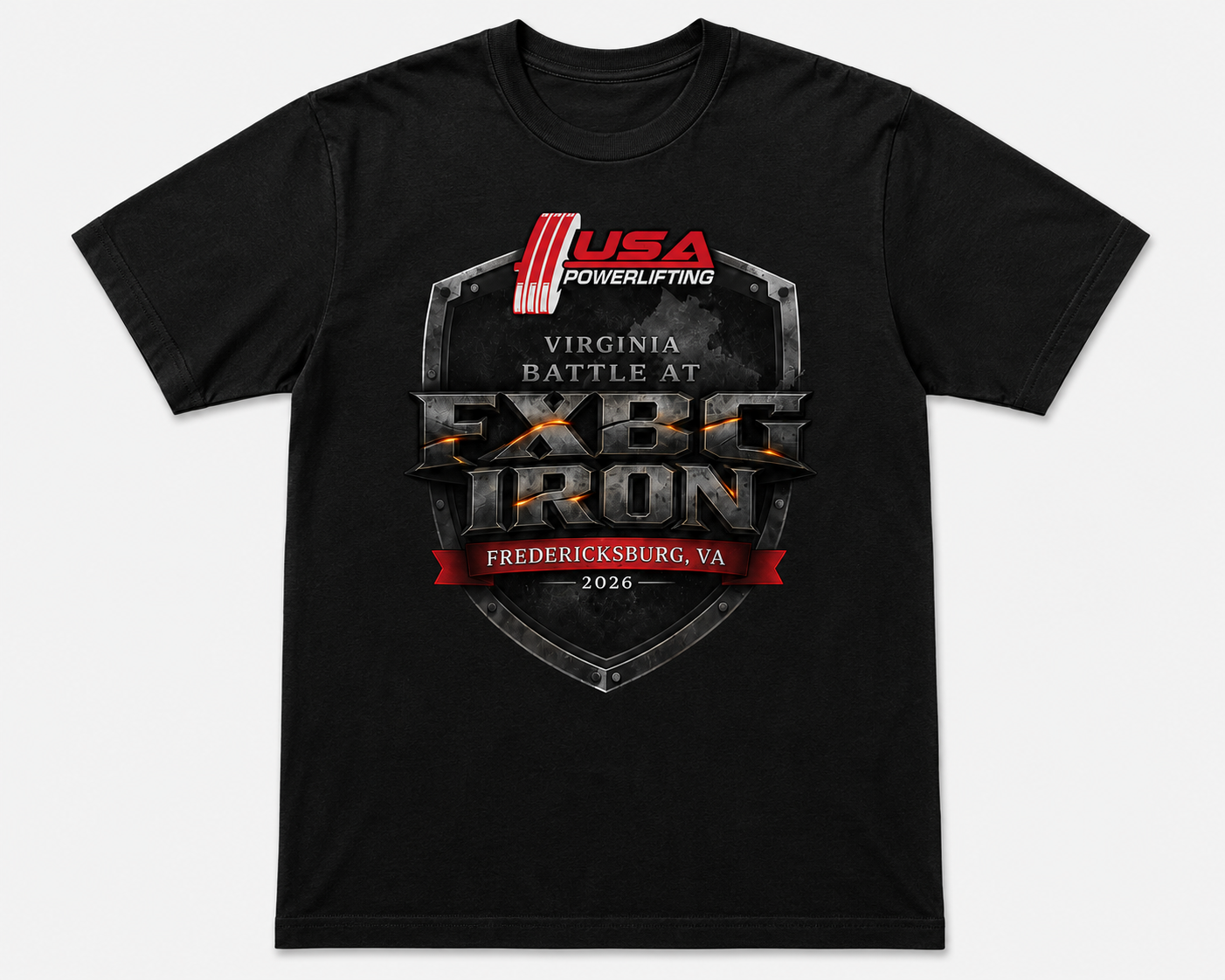 Meet Tee - 2026 USA Powerlifting Virginia Battle at FXBG Iron (VA-2026-13)