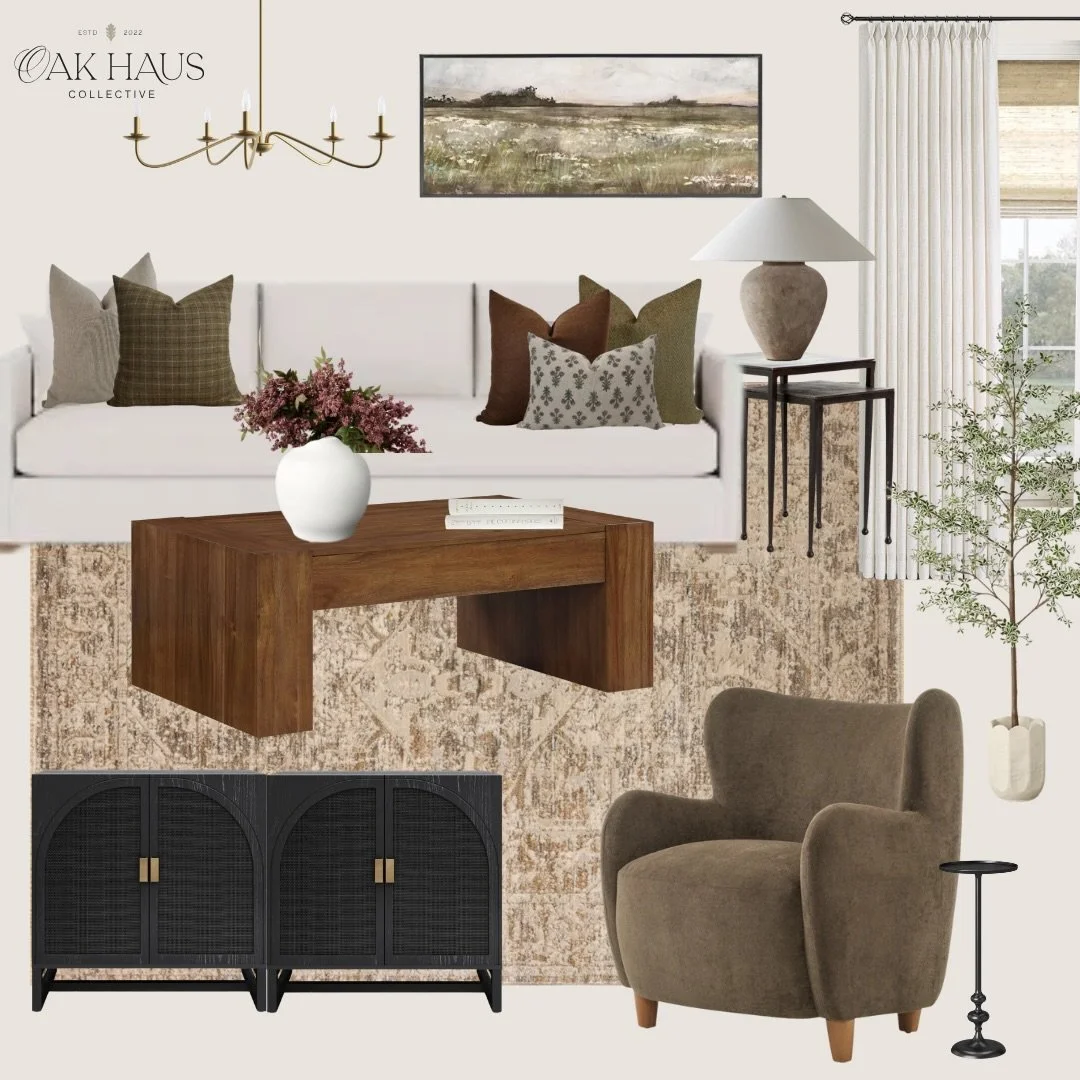 ✨Done-for-you-Design | Modern Transitional Living Room 

COMMENT shop for links to everything you see here!

Ready to get that living room together? Take a look at this modern transitional living room thoughtfully curated and ready for you to shop at