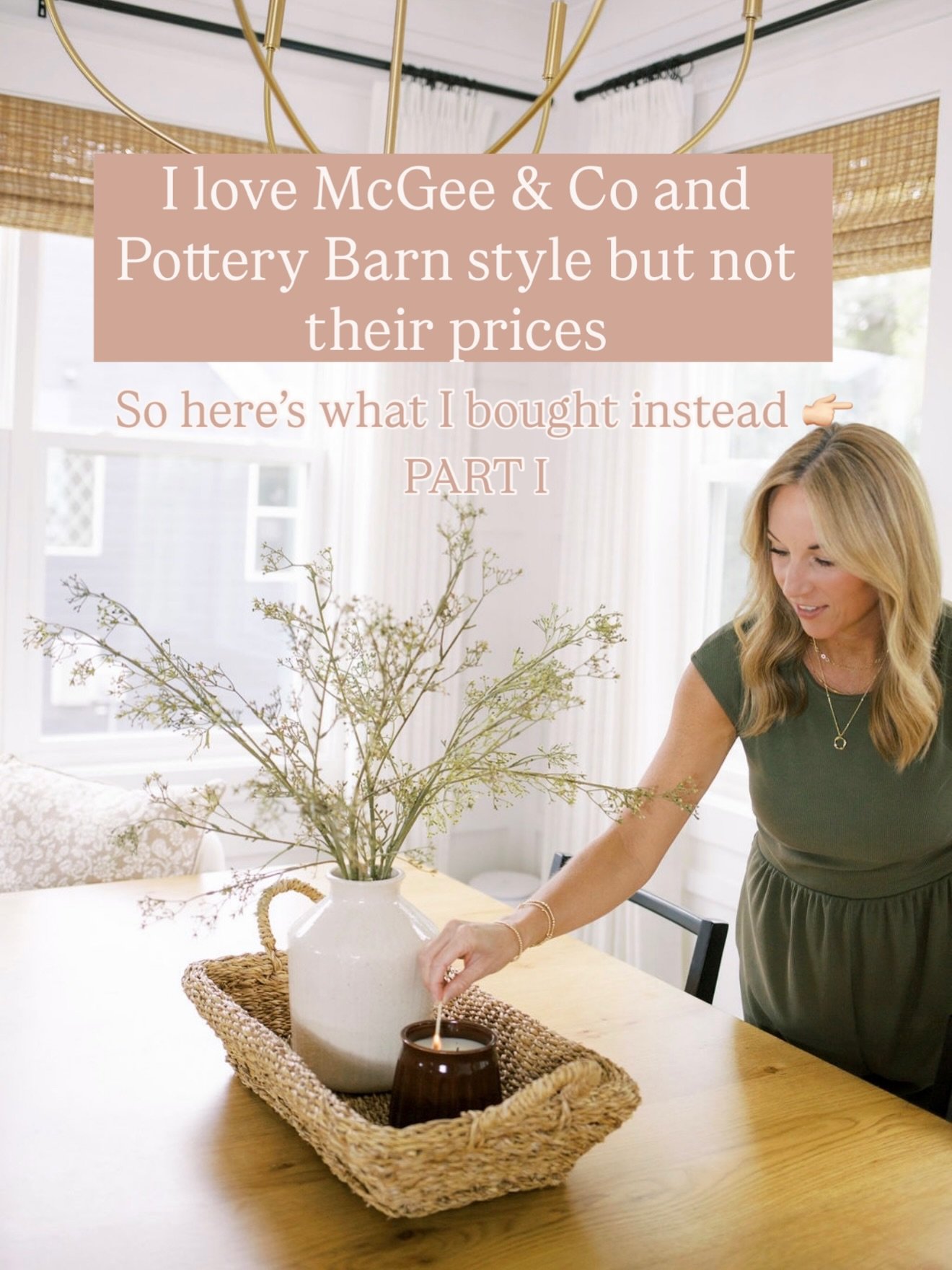 PART 1: I love McGee &amp; Co and Pottery Barn style, but I don&rsquo;t always love their prices, so here&rsquo;s a look at some things I bought instead! FOLLOW+Comment &ldquo;homefinds1&rdquo; for all the links! 

As an affiliate, I may earn a commi