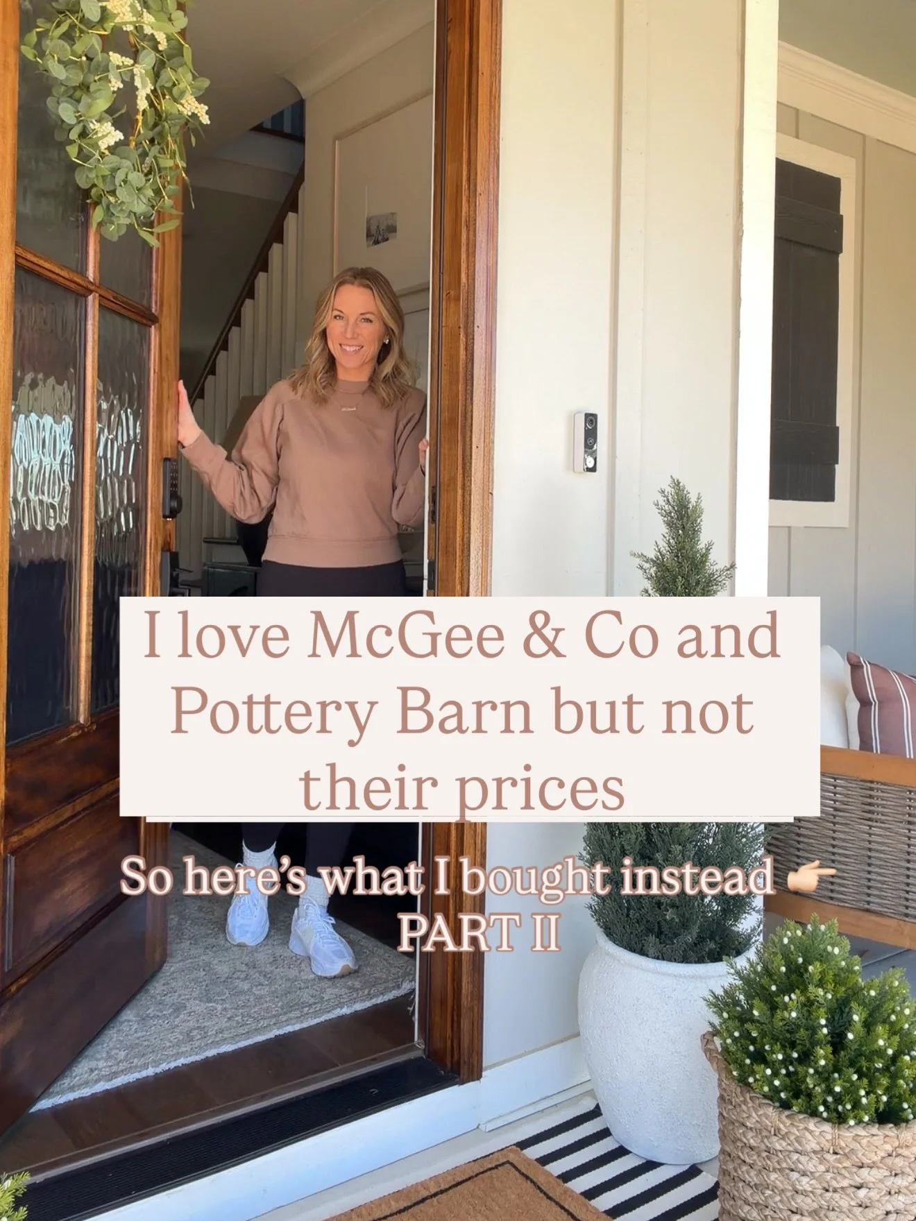Part II: I love McGee &amp; Co and Pottery Barn but I don&rsquo;t love their prices, so here&rsquo;s a look at some things I bought instead! FOLLOW+Comment &ldquo;homefinds2&rdquo; for all the links!

As an affiliate, I may earn a commission when sho