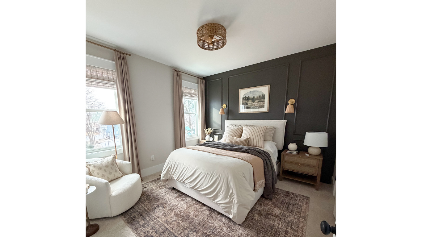 How I Built this Accent Wall (No Power Tools Required)