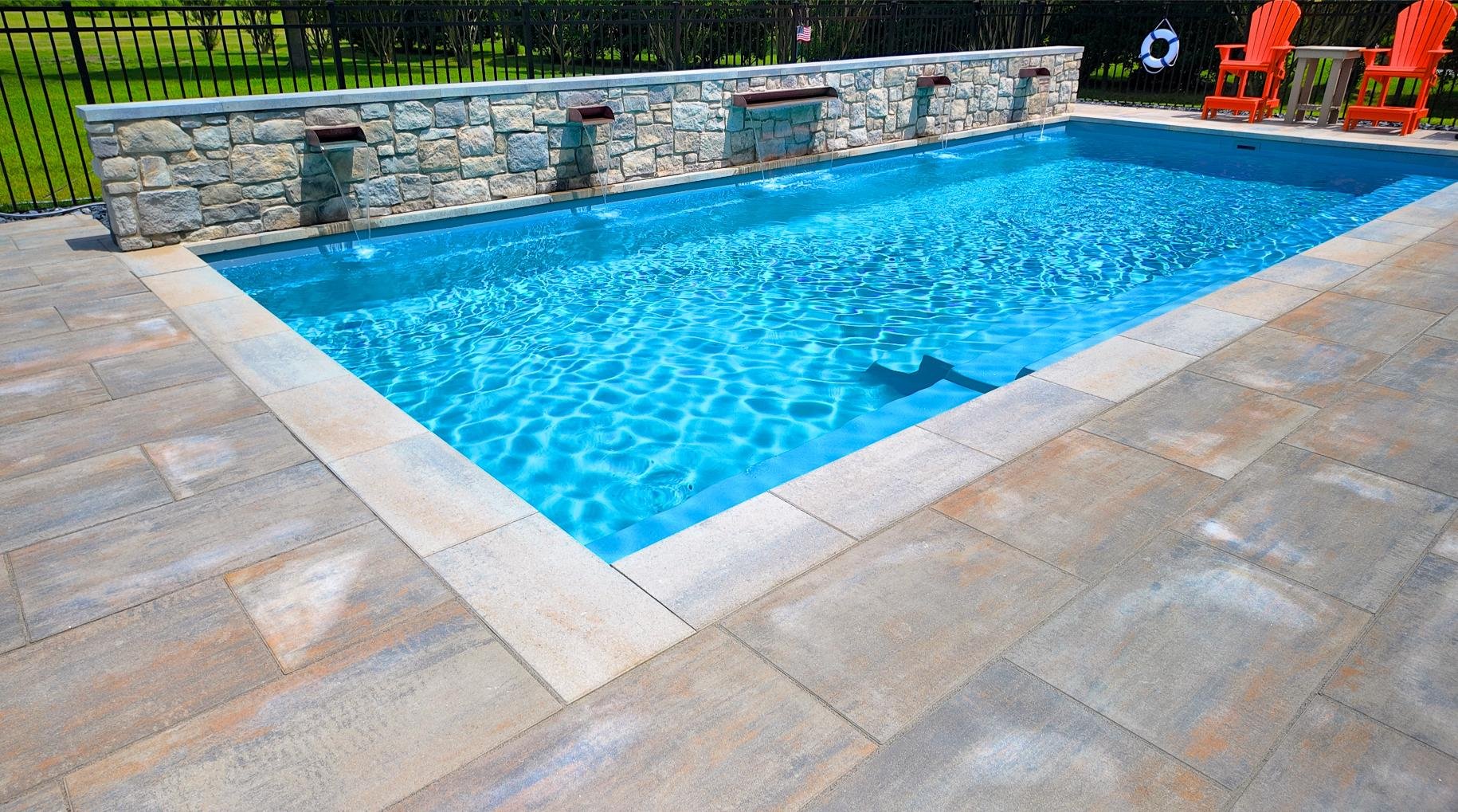 Ingound pool in the North Carolina Outer Banks