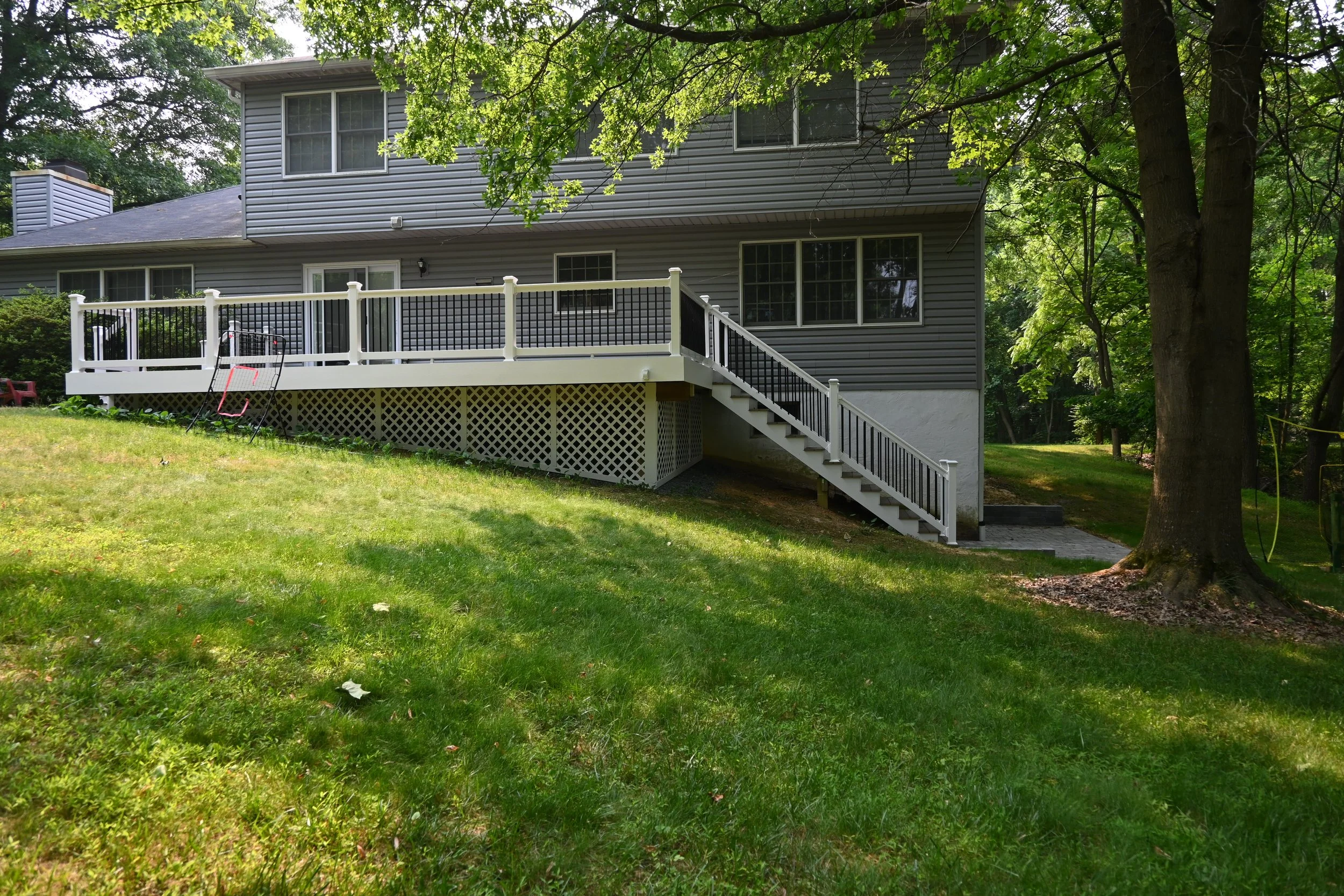 Deck Project with Steps to Patio Columbia 21044.JPG