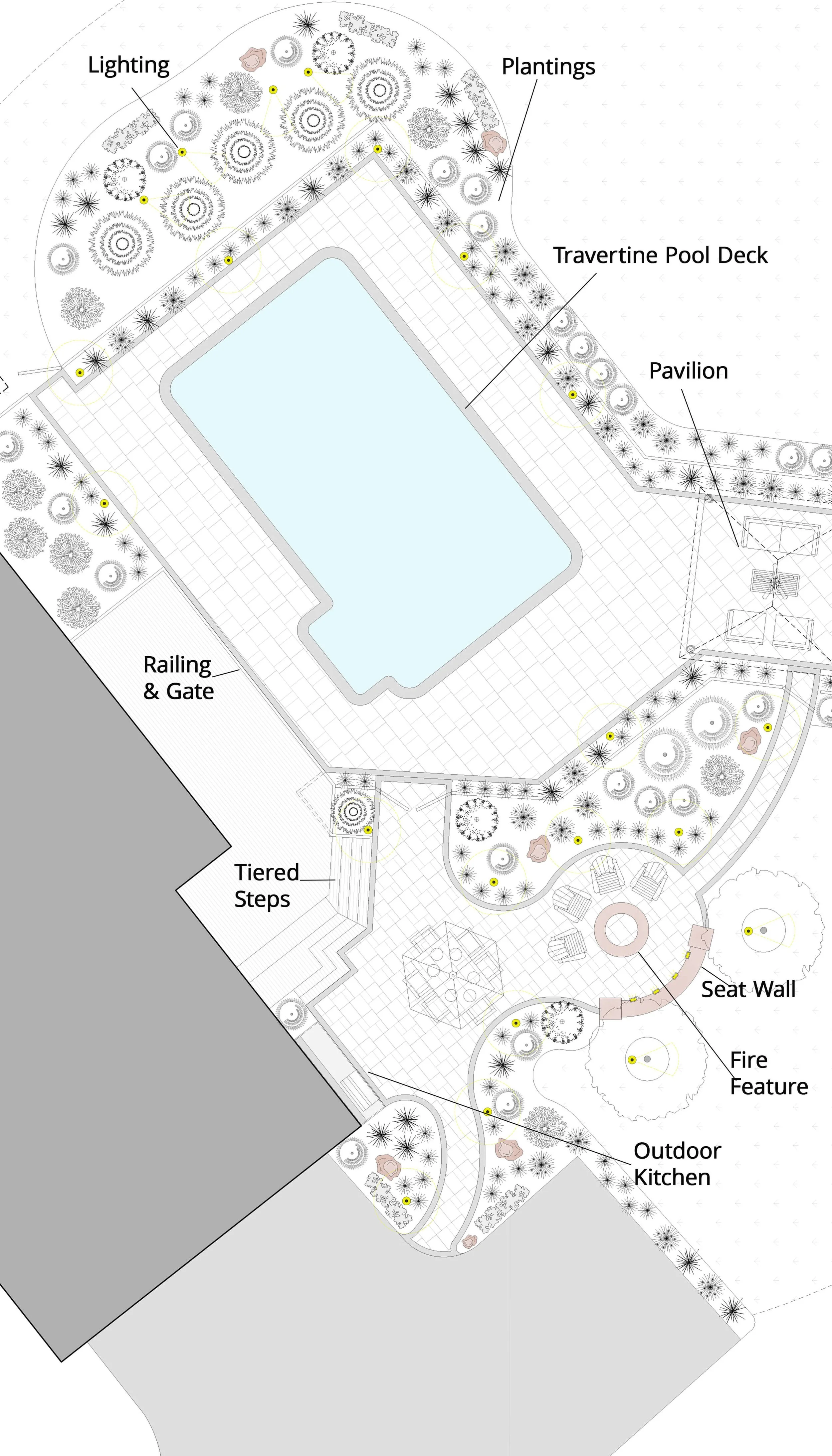 Outdoor Living Hardscape Project