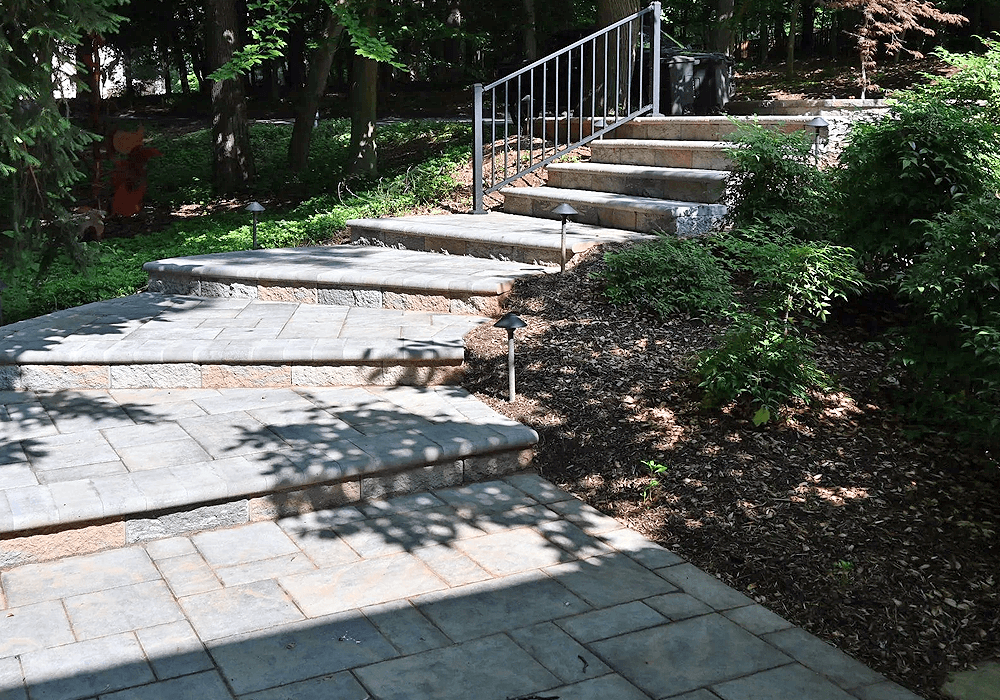 Valley patio walkway entryway Maryland