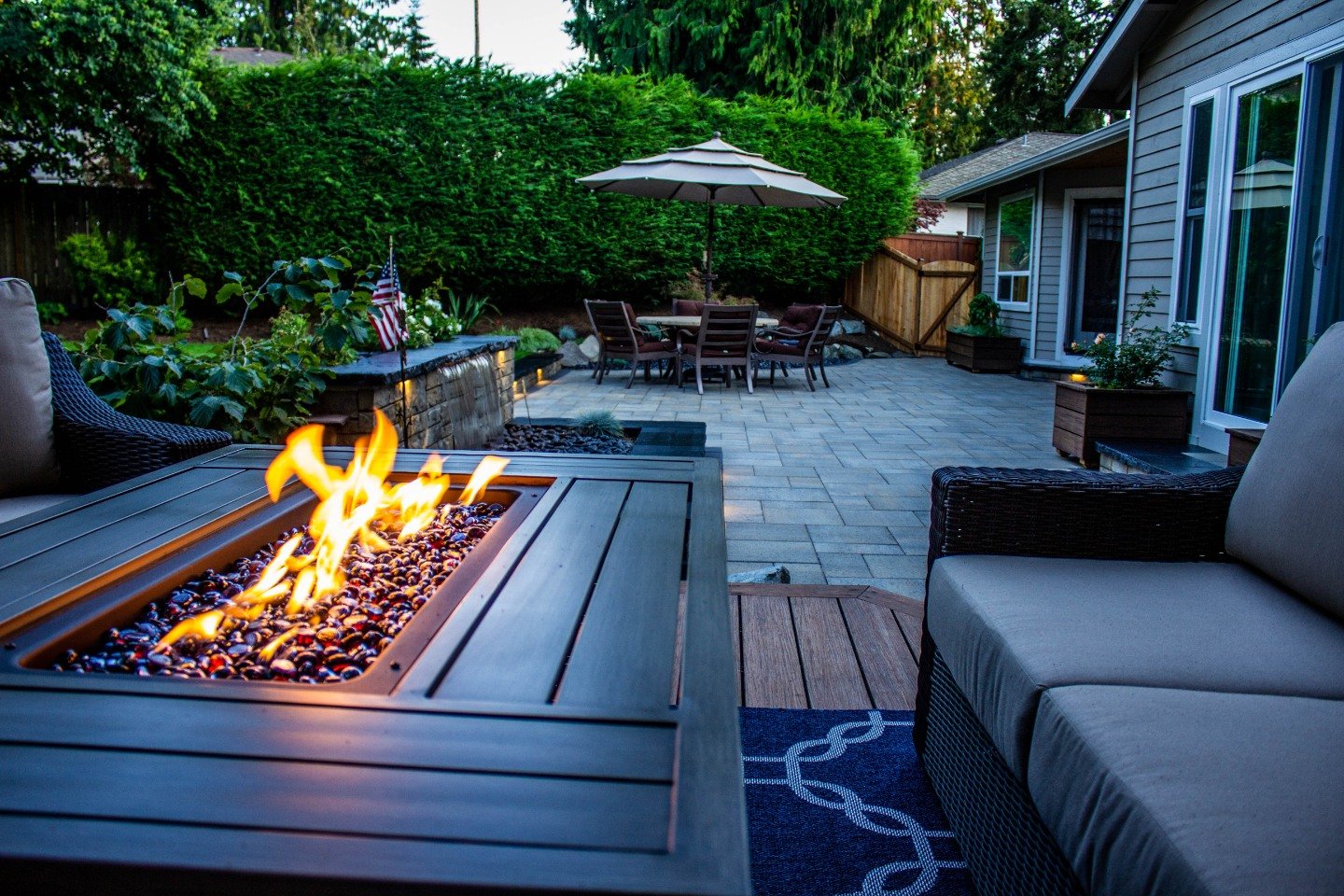 Fire pit in Seattle, WA