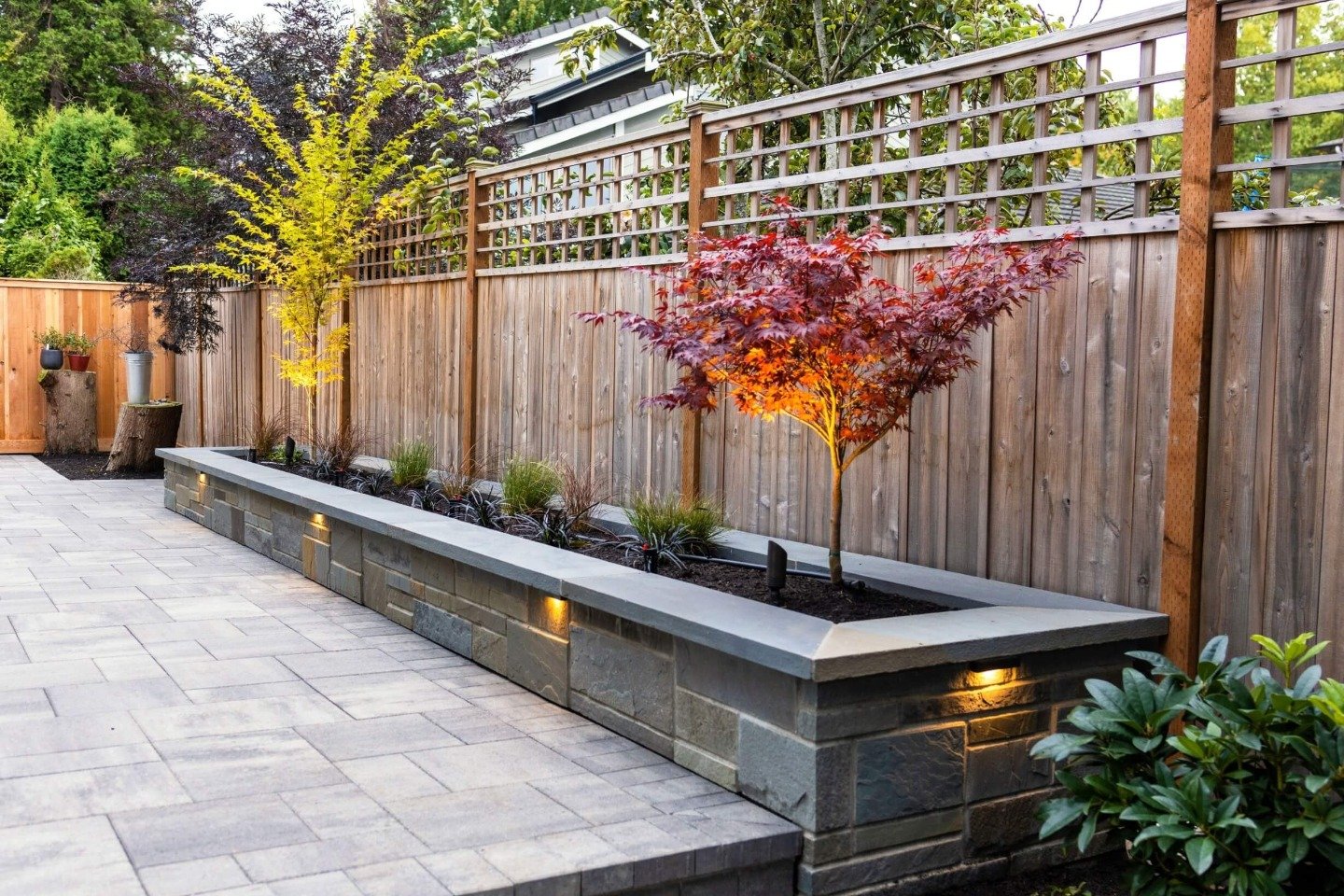 Beautiful wood fence in Sammamish, WA