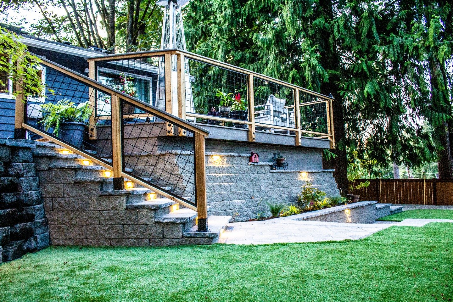 Deck and railing in Issaquah, WA