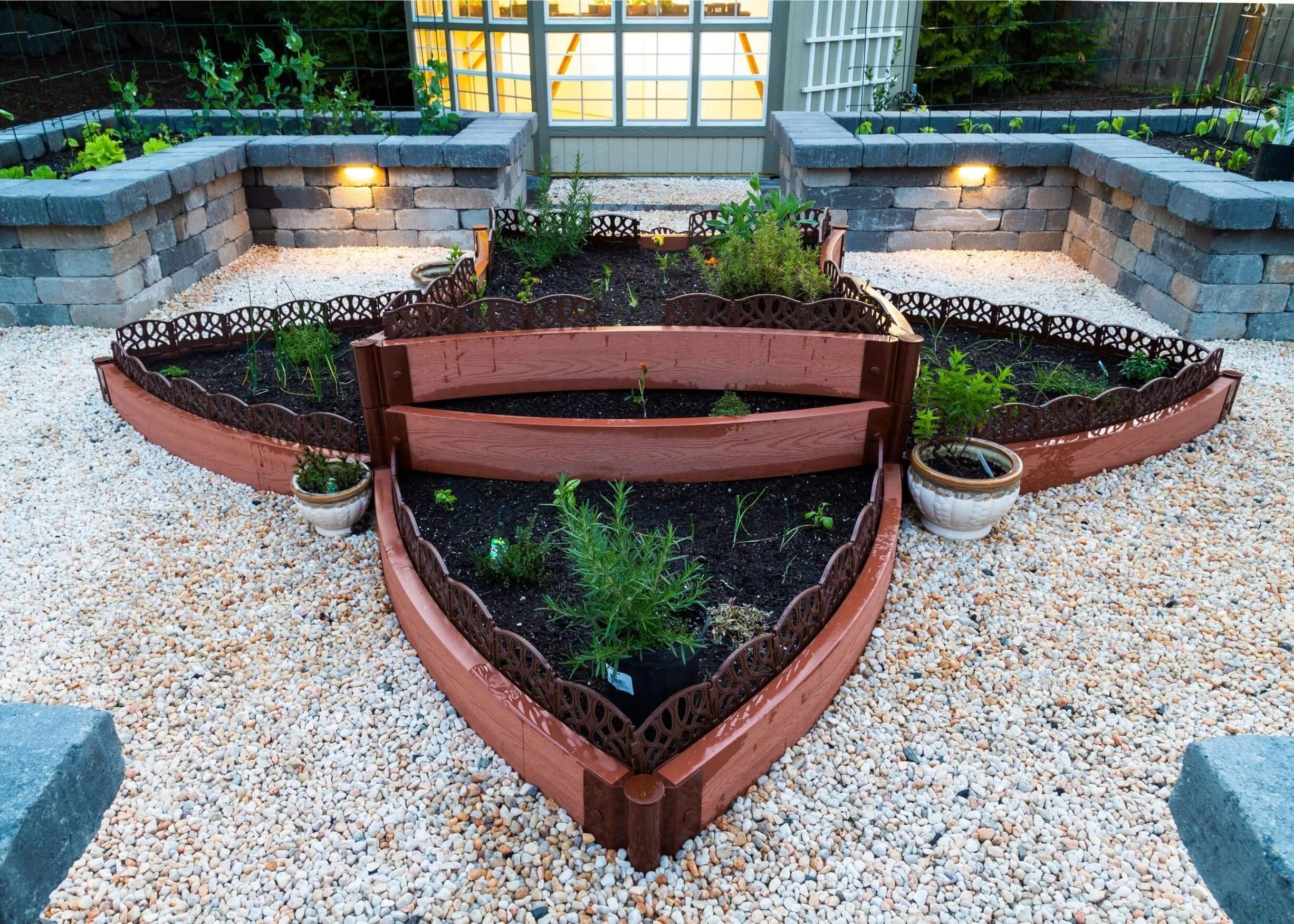 Plantings and retaining wall in Issaquah, WA