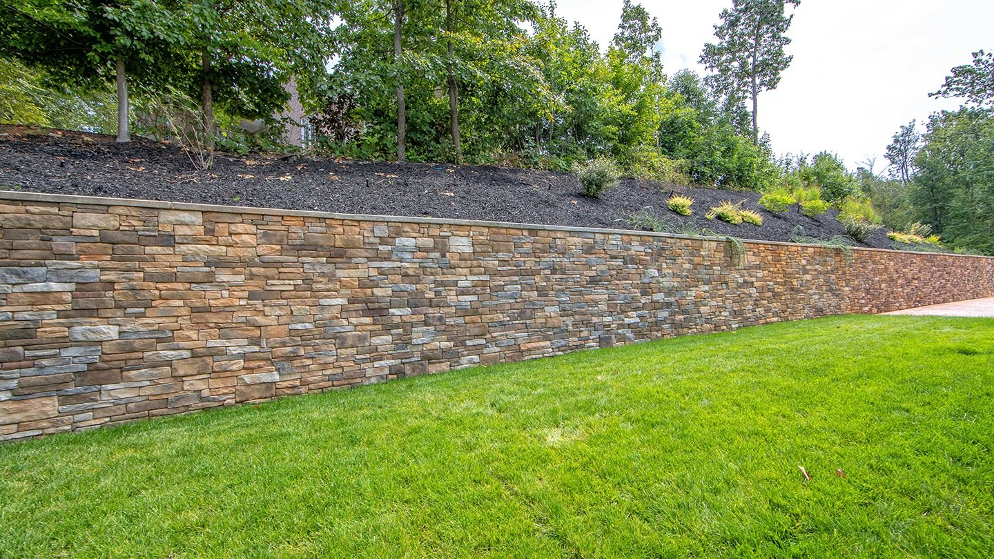 Durable retaining wall in Moseley, VA (Copy) (Copy) (Copy)