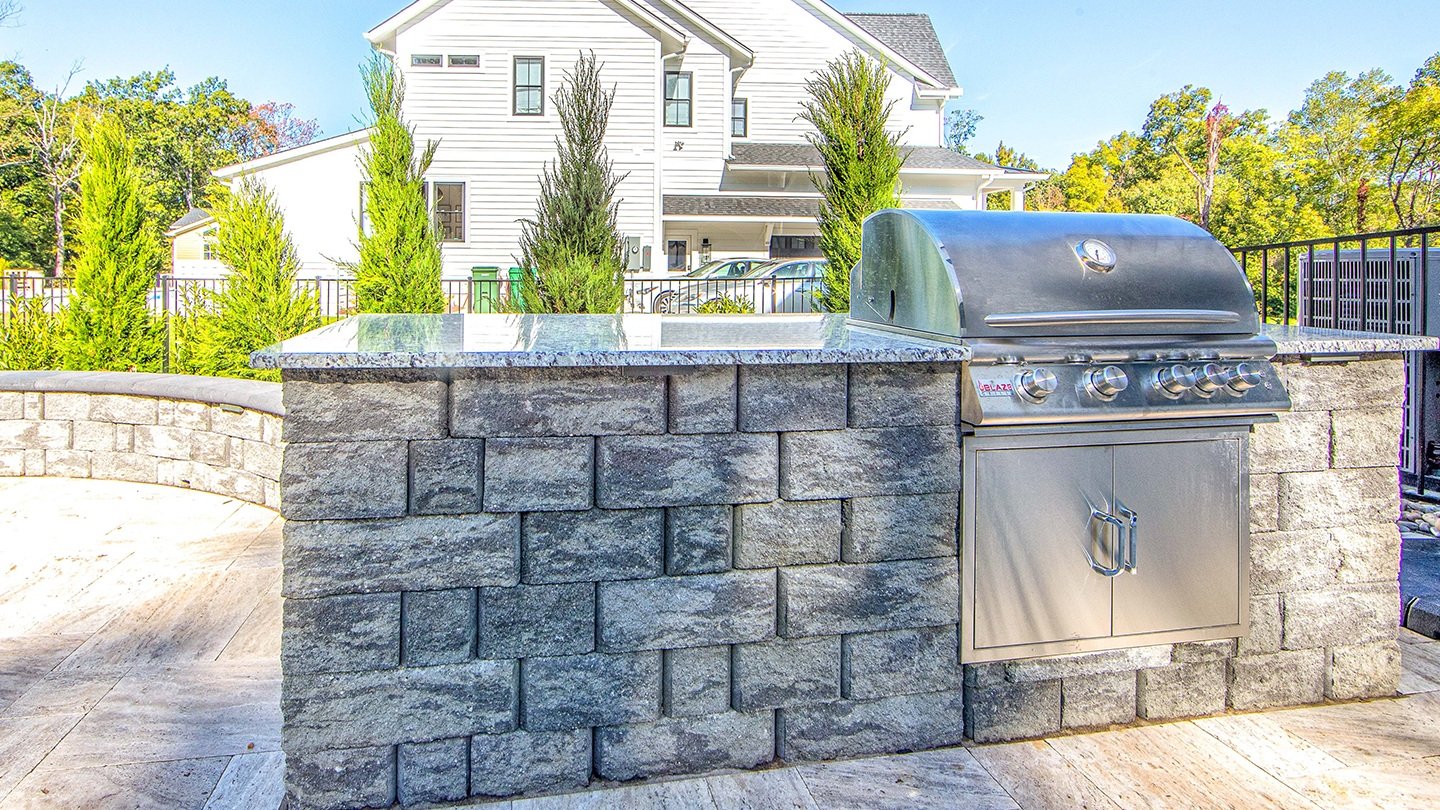 Beautiful outdoor kitchen in Powhatan County, VA