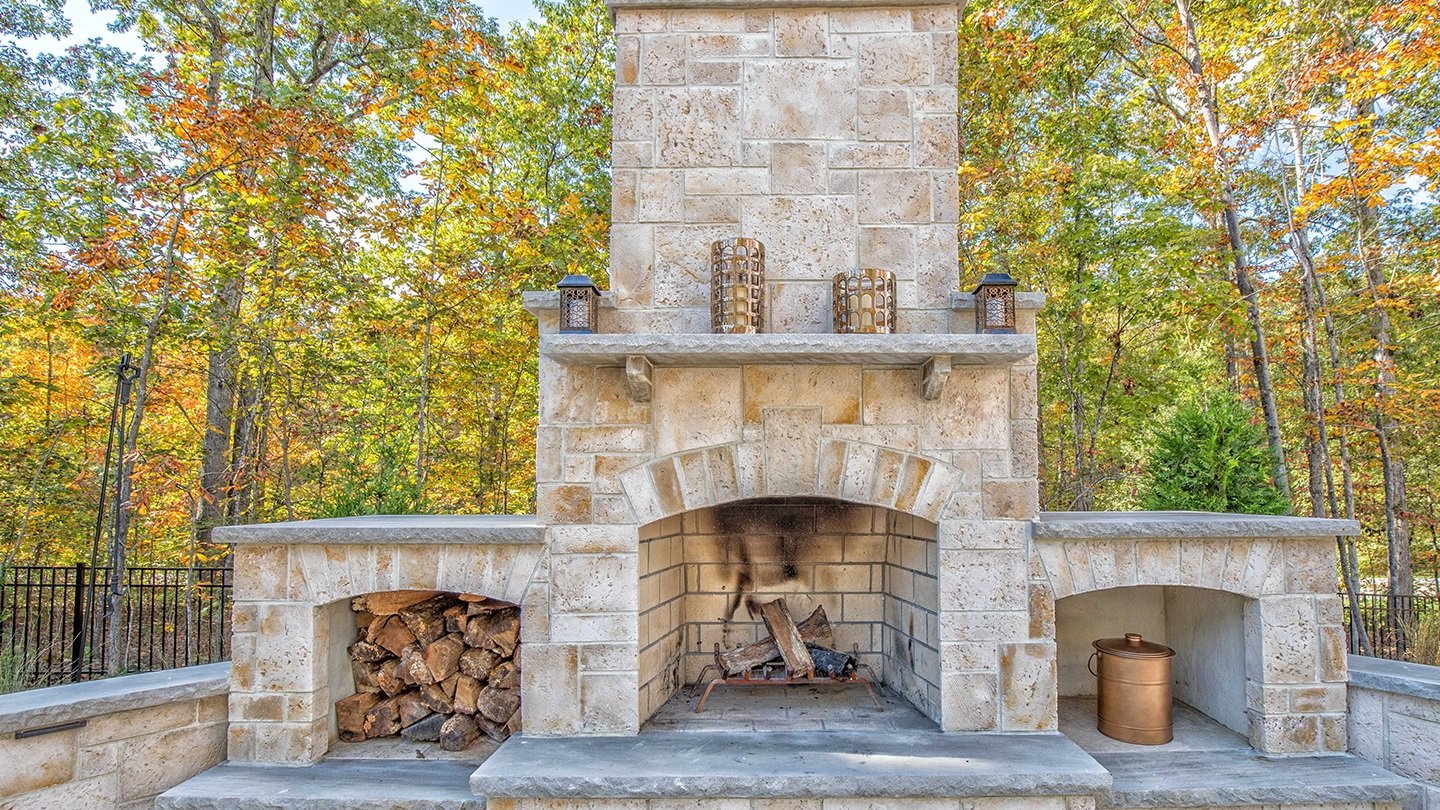 Ideas for outdoor fireplace in Powhatan County, Virginia (Copy)