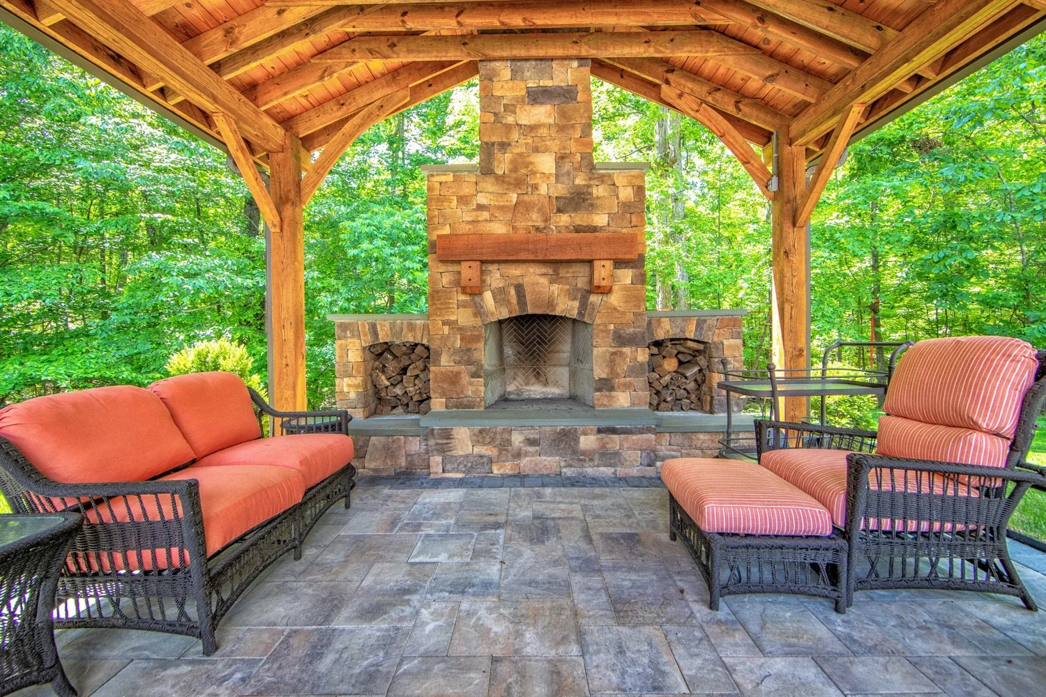 Short Pump, VA Landscape Design, Paver Patio, Pergola, Outdoor Kitchen