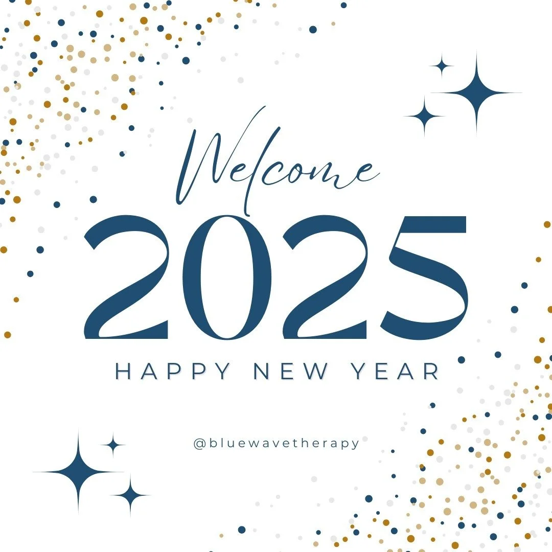 🎉🌊 Happy New Year! 🌊🎉
As we welcome another year, Blue Wave Therapy wishes you a year filled with peace, growth, and mental well-being. Let's make 2025 a year of positive change and healthy minds. 💙✨

#HappyNewYear #MentalWellness #BlueWaveThera