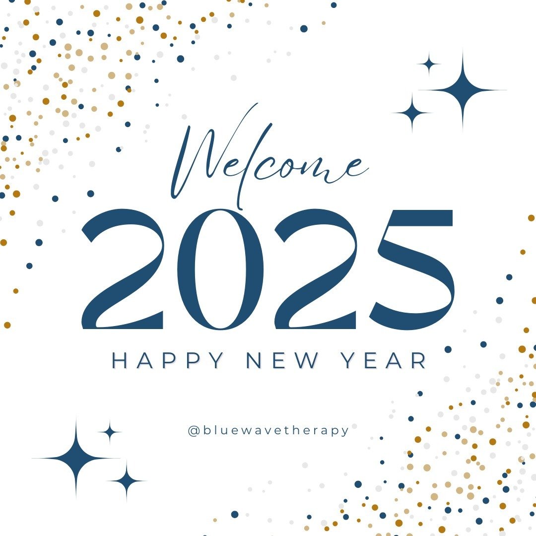 🎉🌊 Happy New Year! 🌊🎉
As we welcome another year, Blue Wave Therapy wishes you a year filled with peace, growth, and mental well-being. Let's make 2025 a year of positive change and healthy minds. 💙✨

#HappyNewYear #MentalWellness #BlueWaveThera