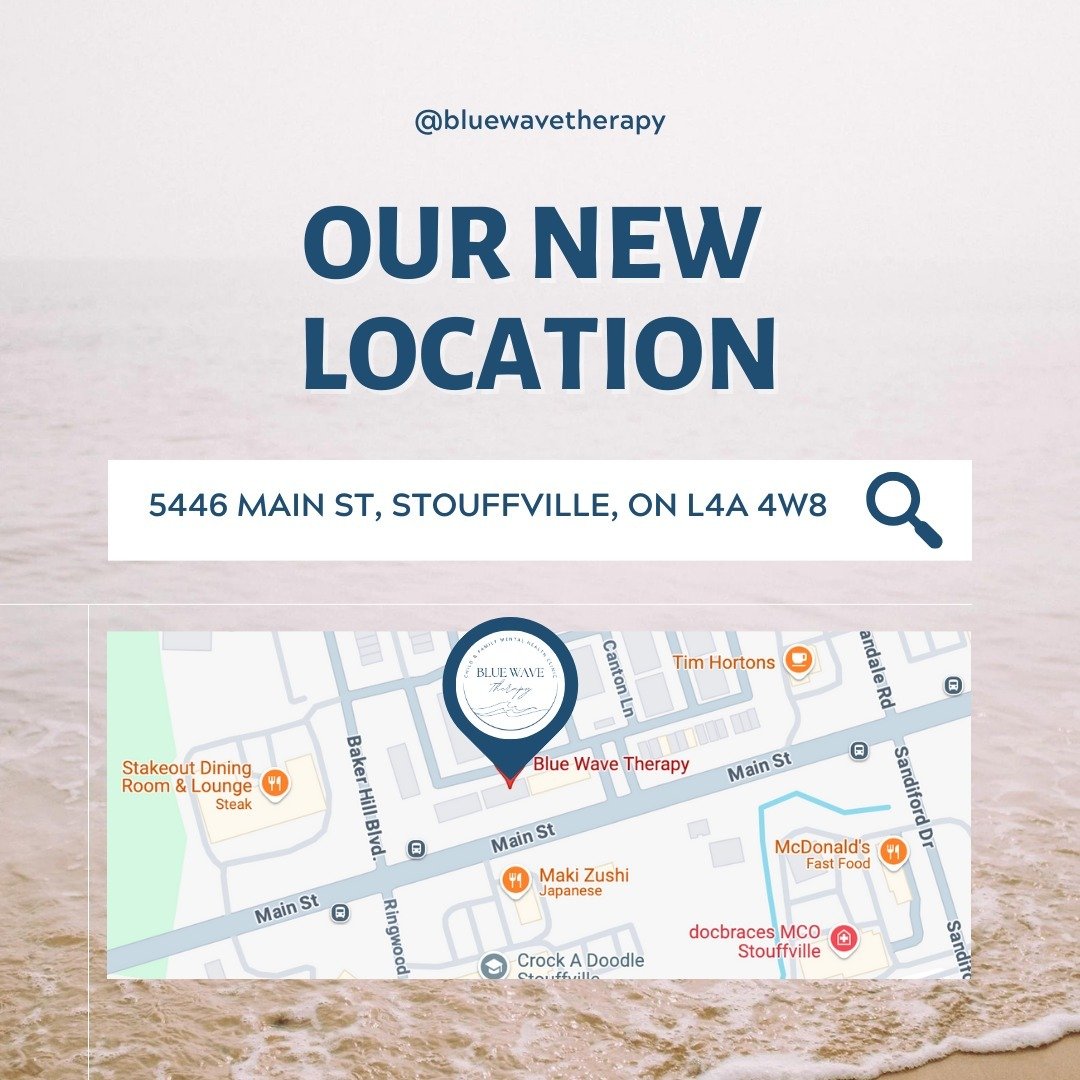 📢 Exciting News! Blue Wave Therapy is Expanding! 🌊

We are thrilled to announce the opening of our new Stouffville location, starting the week of January 26th! This expansion reflects our unwavering commitment to making mental health services more 
