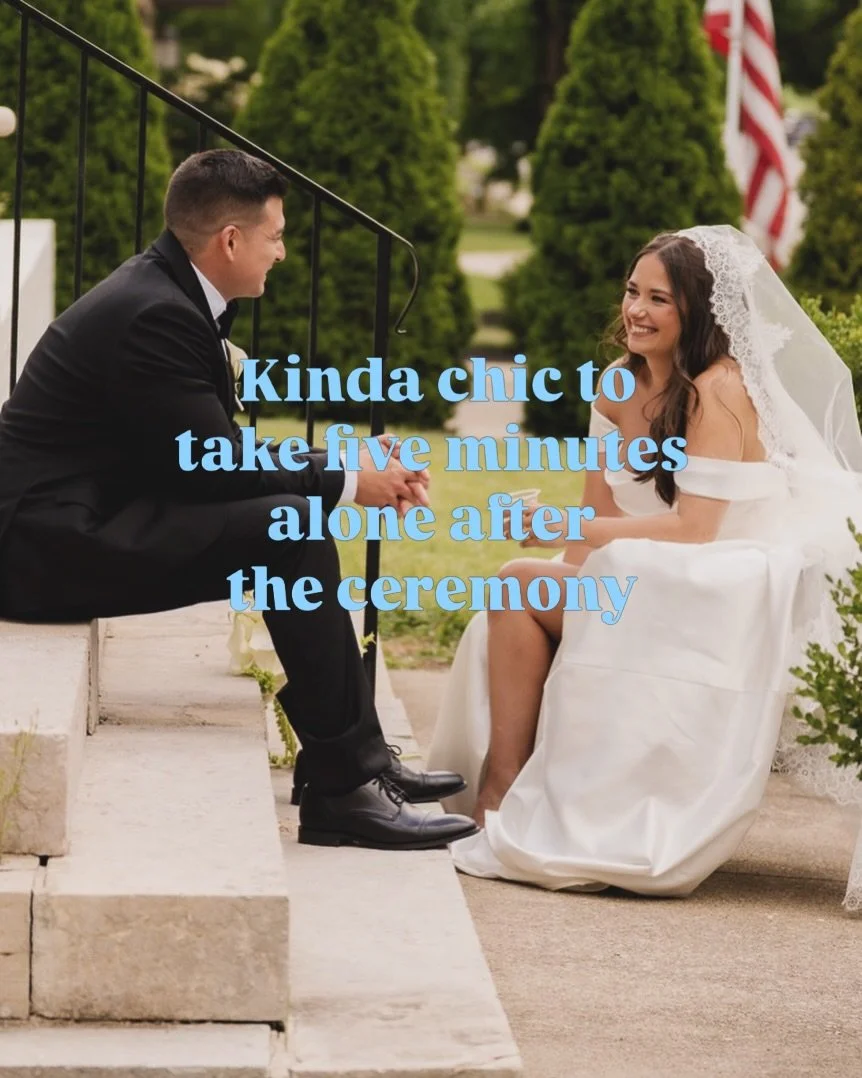 One of my favorite moments to capture is the five minutes after the ceremony. While everyone else is celebrating, I encourage my couples to step away and simply soak it all in💞 

Those quiet, unposed moments often become the most meaningful photos i