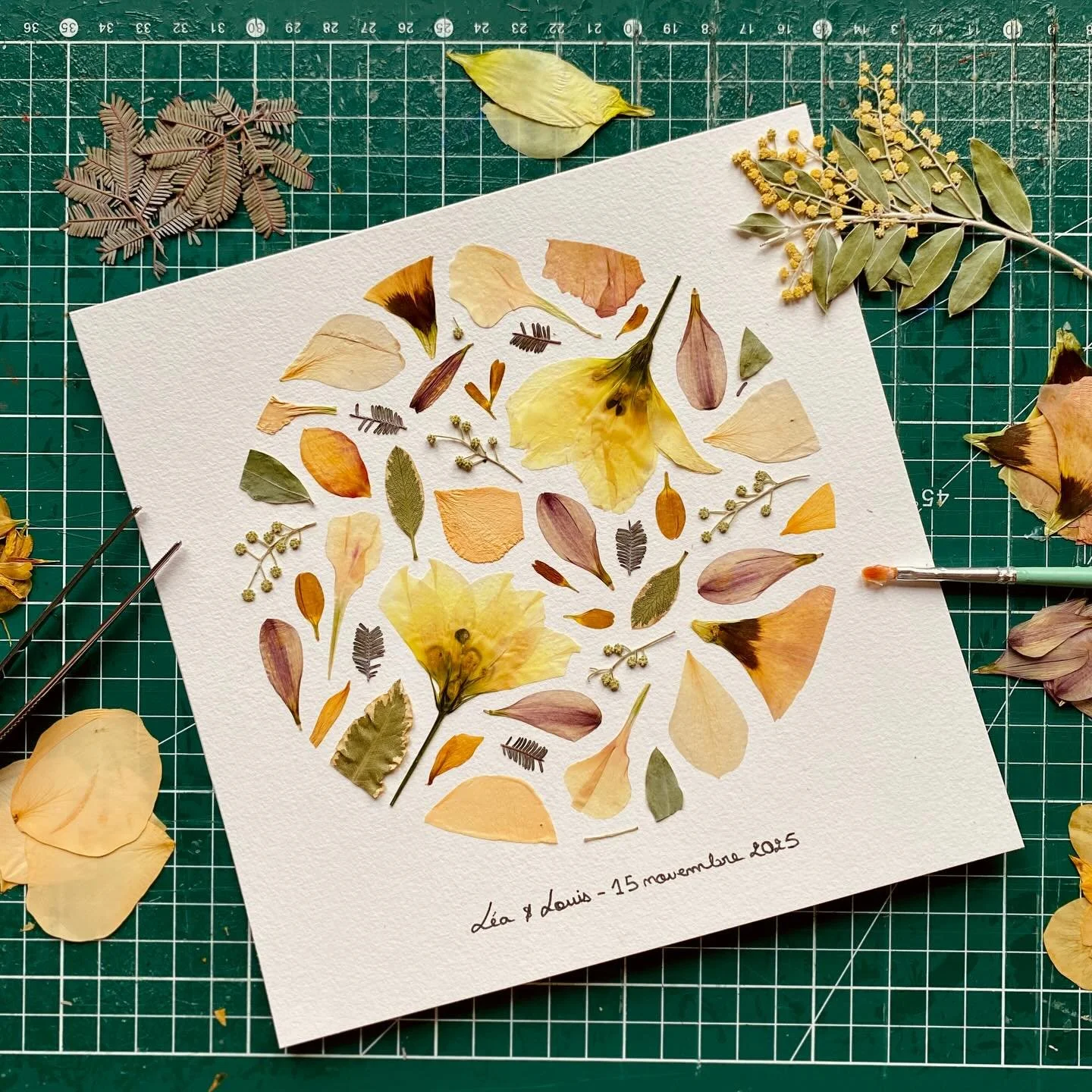 Amour pr&eacute;serv&eacute; ♻️
&bull;
En ce d&eacute;but du mois du love, je te partage mon dernier projet upcycling de bouquet de mari&eacute;e ​​💐​
&bull;
A la base, un superbe bouquet automnal r&eacute;alis&eacute; par @les.semis.fleuriste, et a