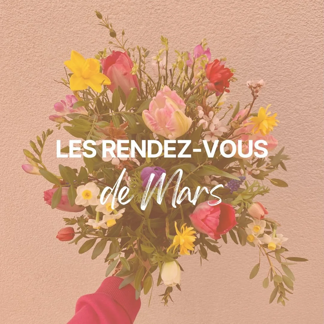 Les rendez-vous de mars 🌸​
&bull;
Est-ce que tu la sens comme moi, l&rsquo;arriv&eacute;e imminente du printemps ? 🤗​ Apr&egrave;s un hiver que j&rsquo;ai trouv&eacute; particuli&egrave;rement long cette ann&eacute;e (Team Sudiste 😎), je me r&eacu