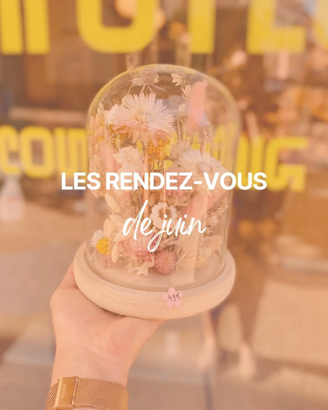 Les RDV de juin 🌸
&bull;
On fait le plein d&rsquo;ateliers cr&eacute;atifs en ce mois de juin, et il reste encore pas mal de place pour te faire plaisir, que tu veuilles cr&eacute;er avec des fleurs fra&icirc;ches, s&eacute;ch&eacute;es et press&eac