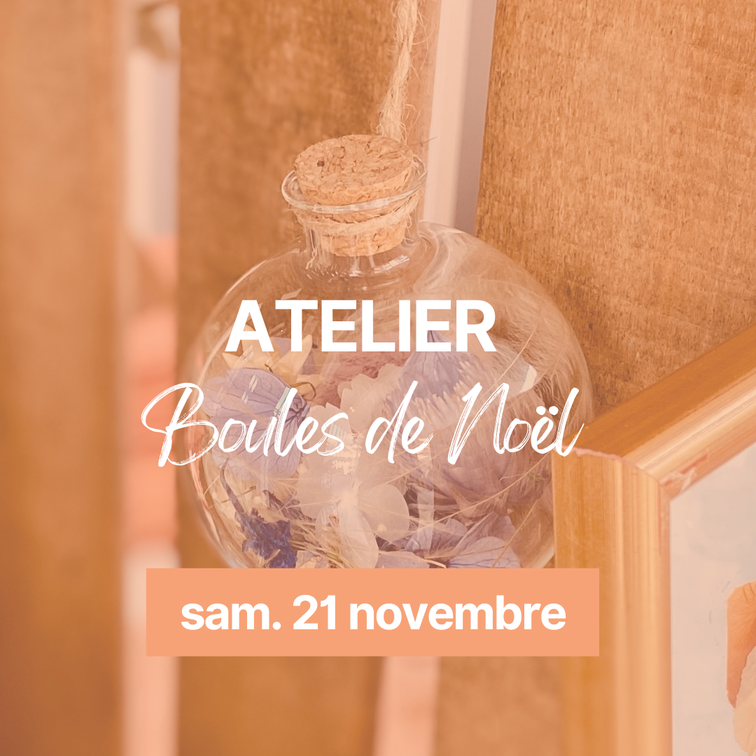 Atelier boules de Noël - 21 novembre 2026