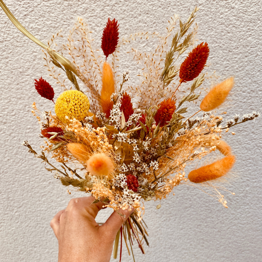 Bouquet de fleurs séchées