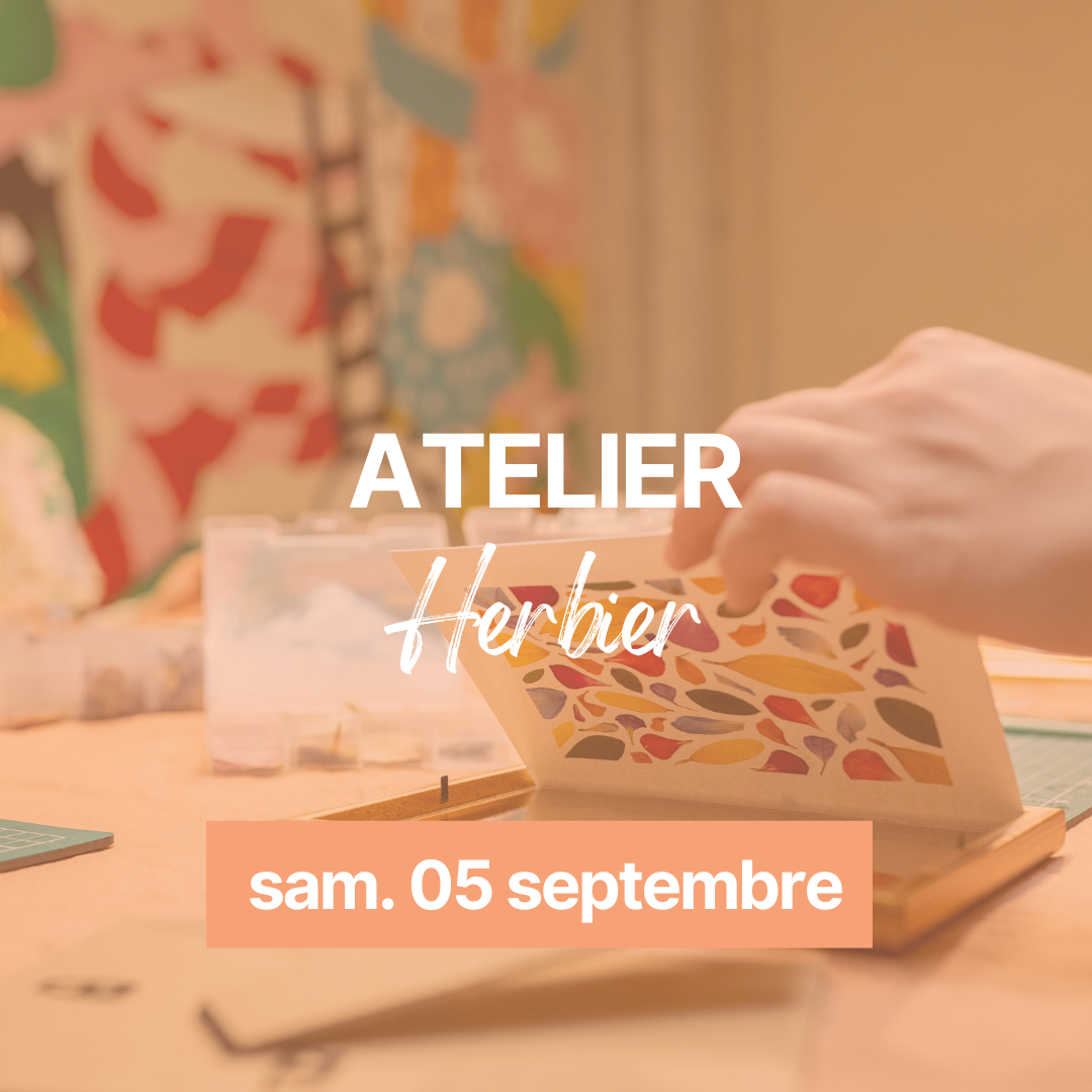 Atelier herbier fleuri - 5 septembre 2026