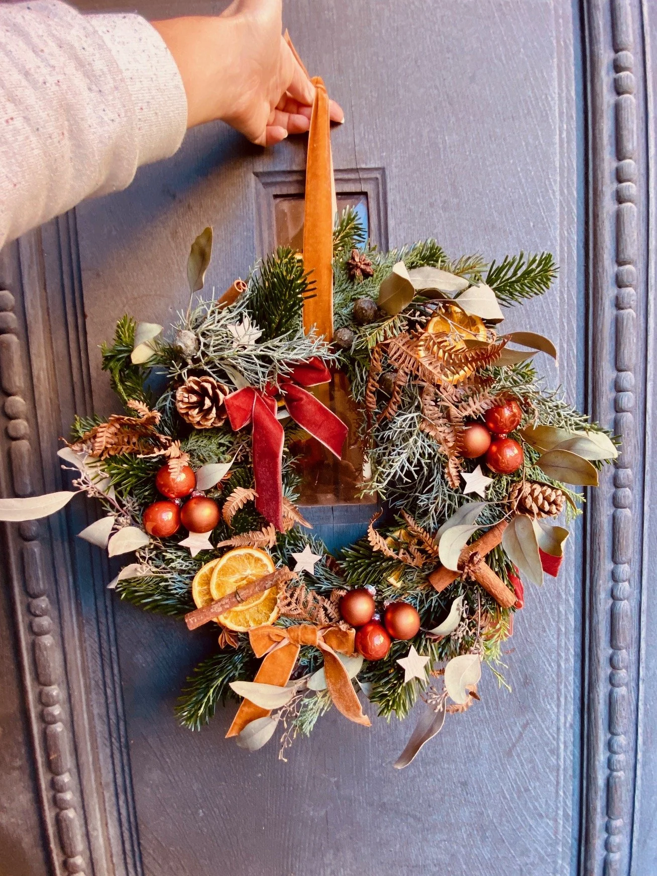 Couronne de Noël. Noël 2024.