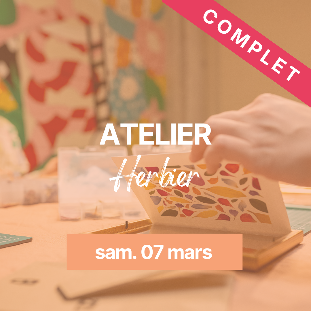 Atelier herbier fleuri - 07 mars 2026