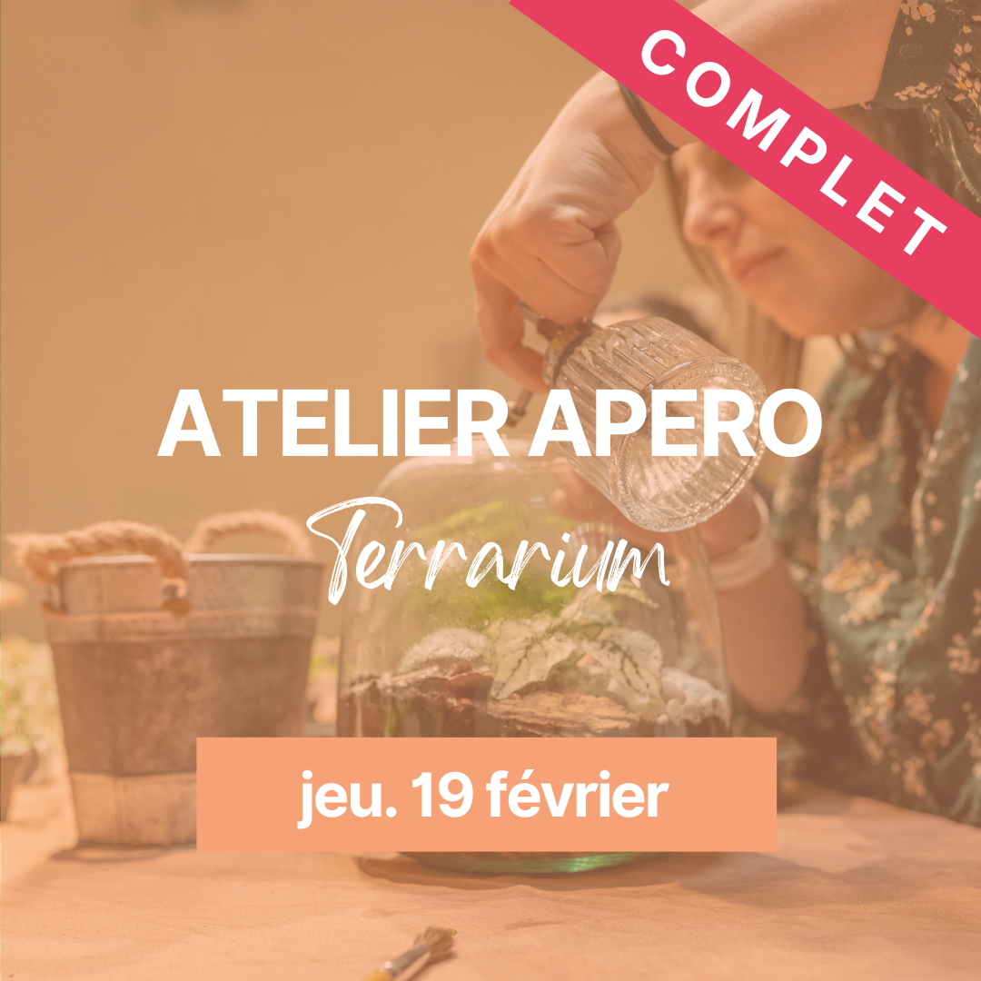 Atelier apéro terrarium - 19 février 2026