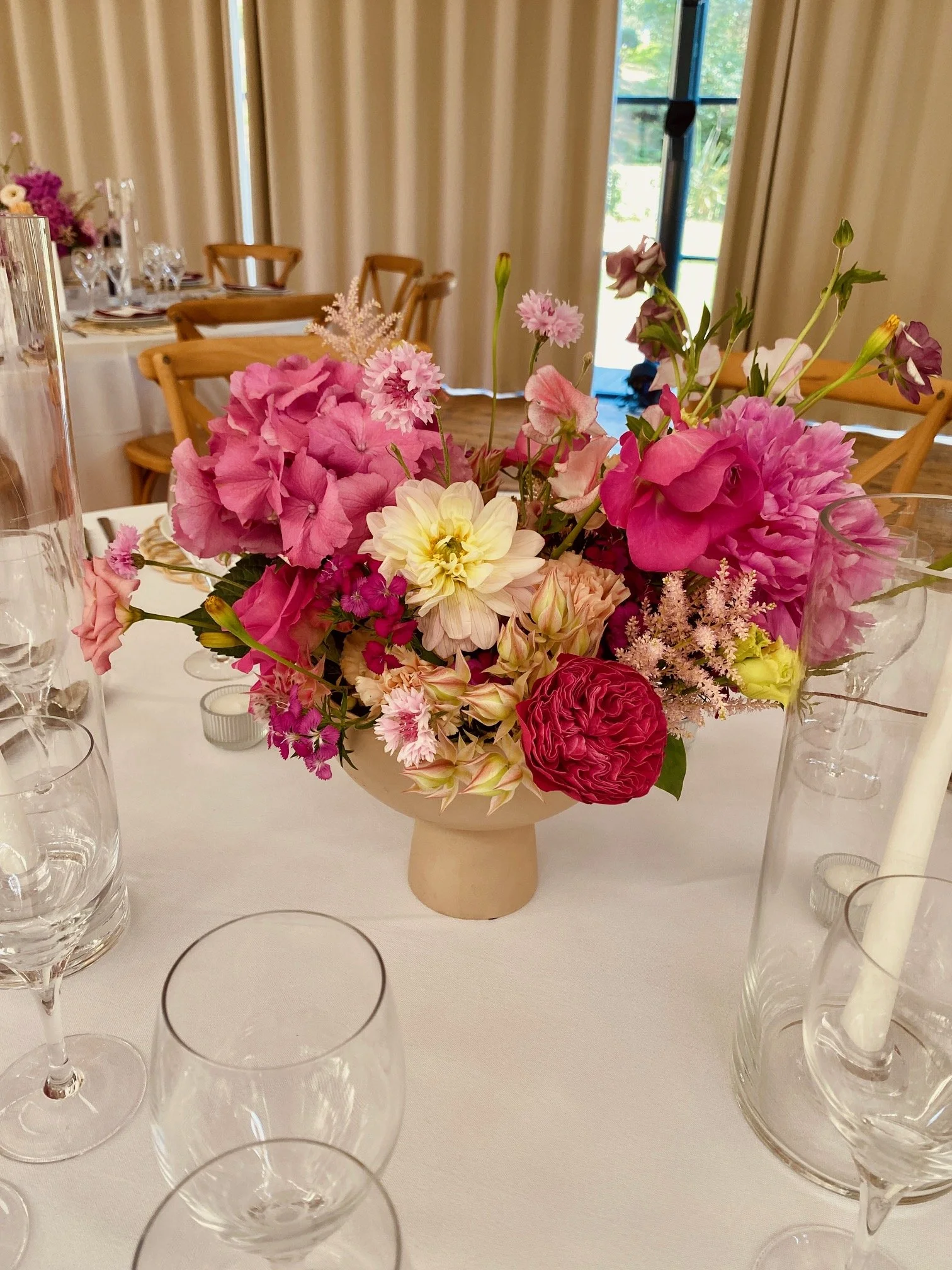 Centre de table réalisé pour un mariage. Pour et avec Studio Majalis.