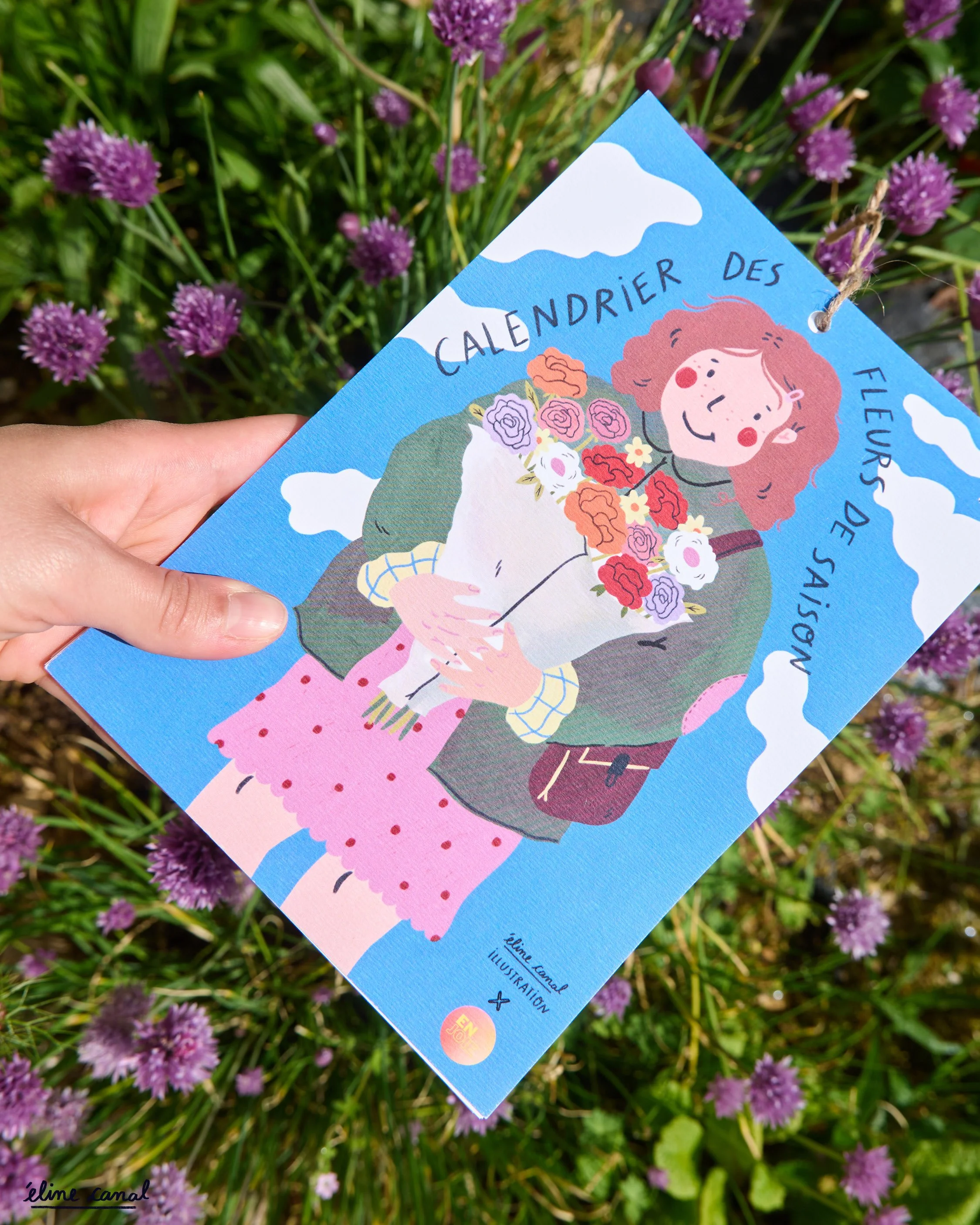 Calendrier des fleurs de saison - Eline Canal X En Joie
