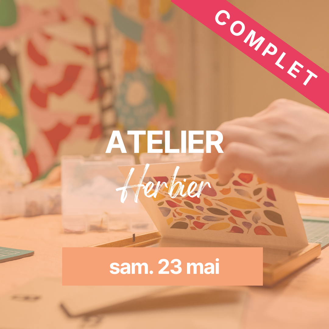 Atelier herbier fleuri - 23 mai 2026