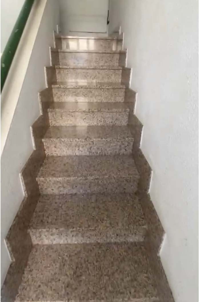 	3.	There are a few stairs before reaching the elevator. The apartment is on the second floor. You can use the elevator for your luggage if needed, although it may not always work perfectly.
