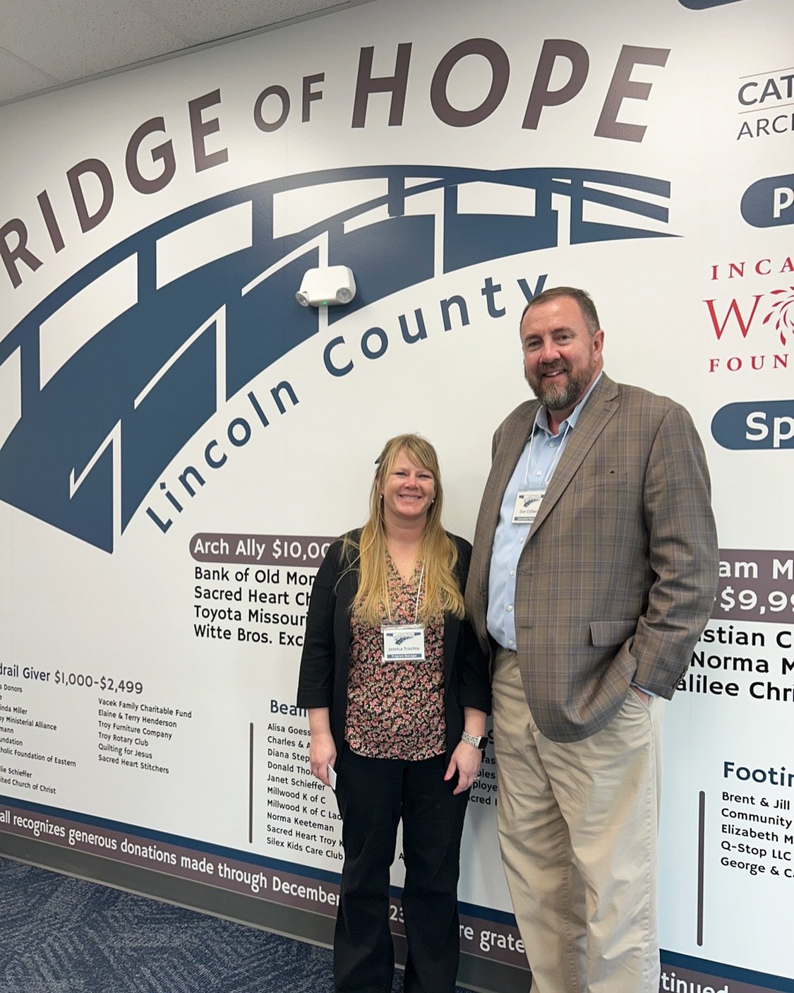 Meet our leadership team - Executive Director, Dan Colbert and Program Manager, Jessica Trachte.  Dan and Jessica have been integral in getting Bridge of Hope finished and ready to serve our community.  They both started in the fall of 2023 and hit t