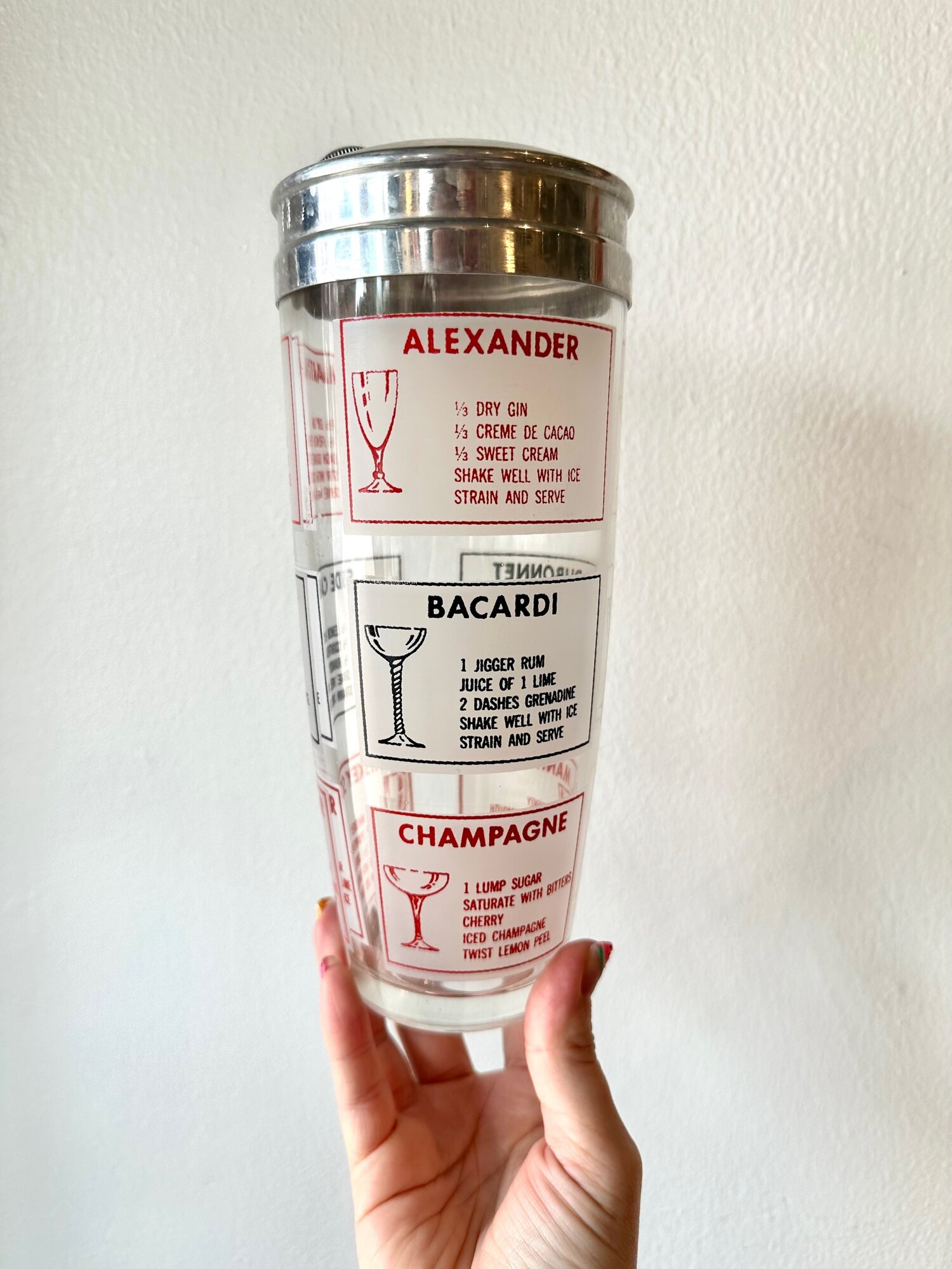 MCM rare Cocktail Shaker Thirst Extinguisher 3 -  Portugal