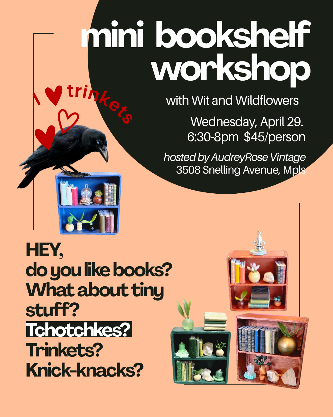 Mini Bookshelf Workshop