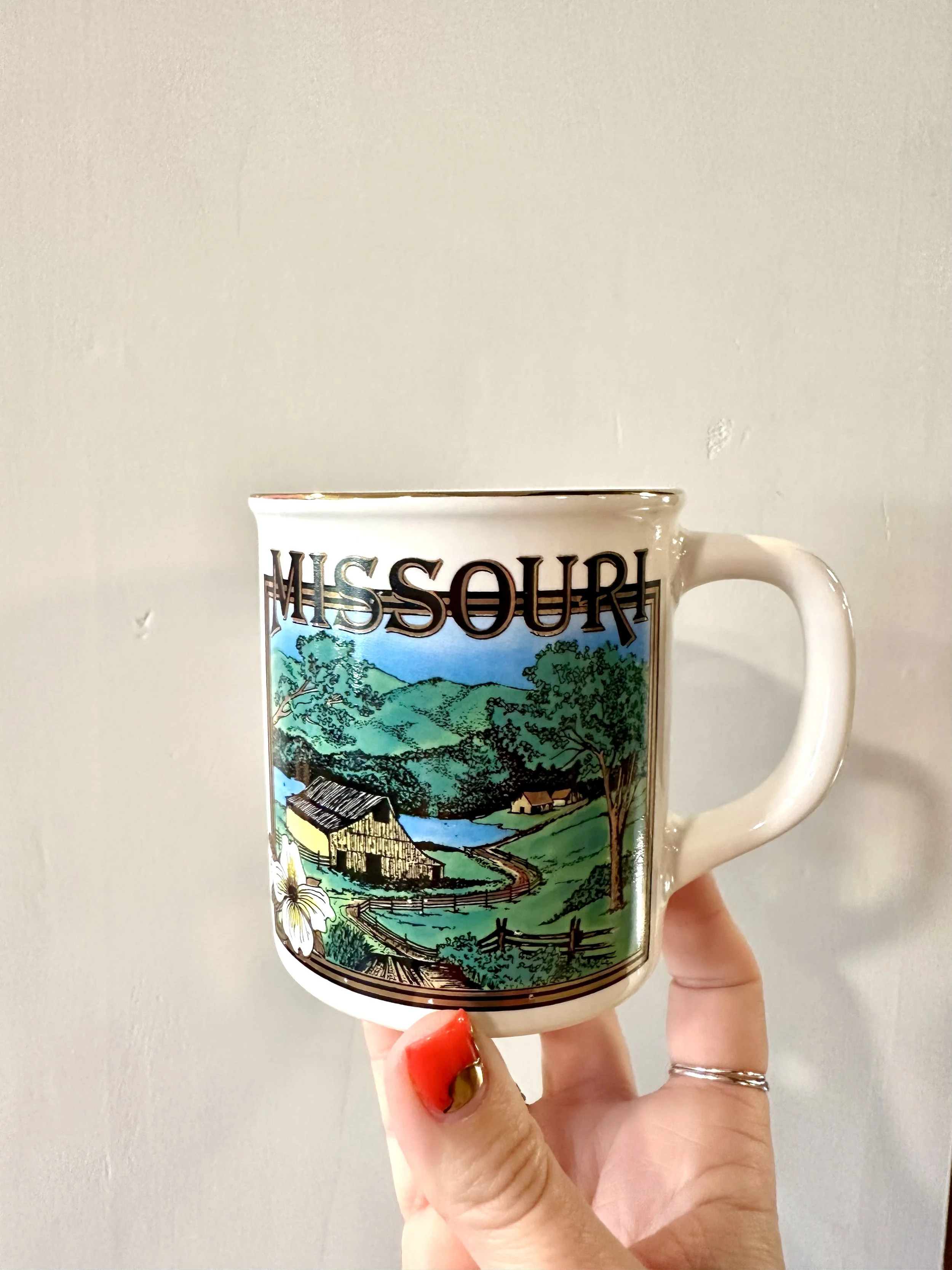 Vintage Missouri Scenery Mug