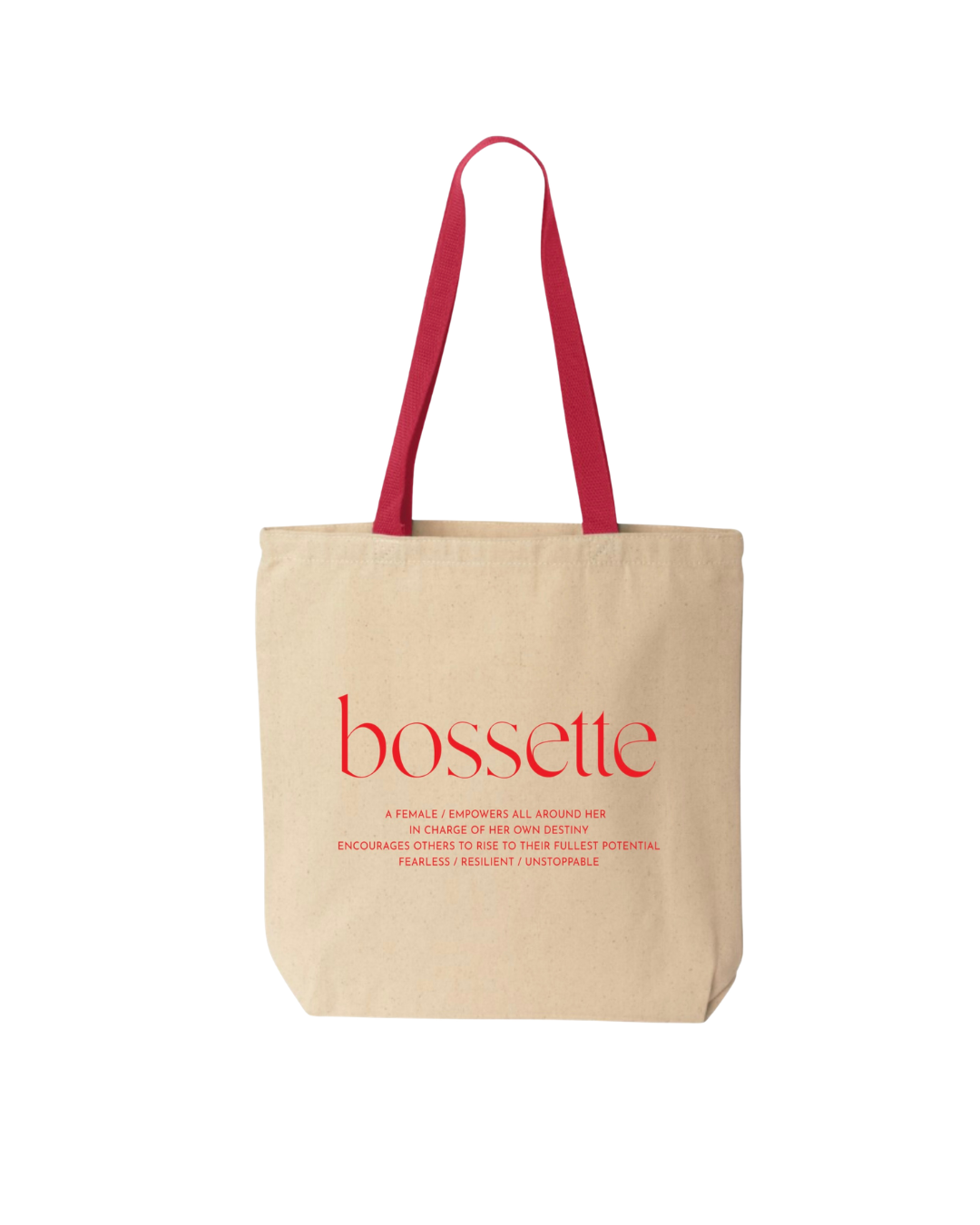 Bossette Red Writing Tote.PNG